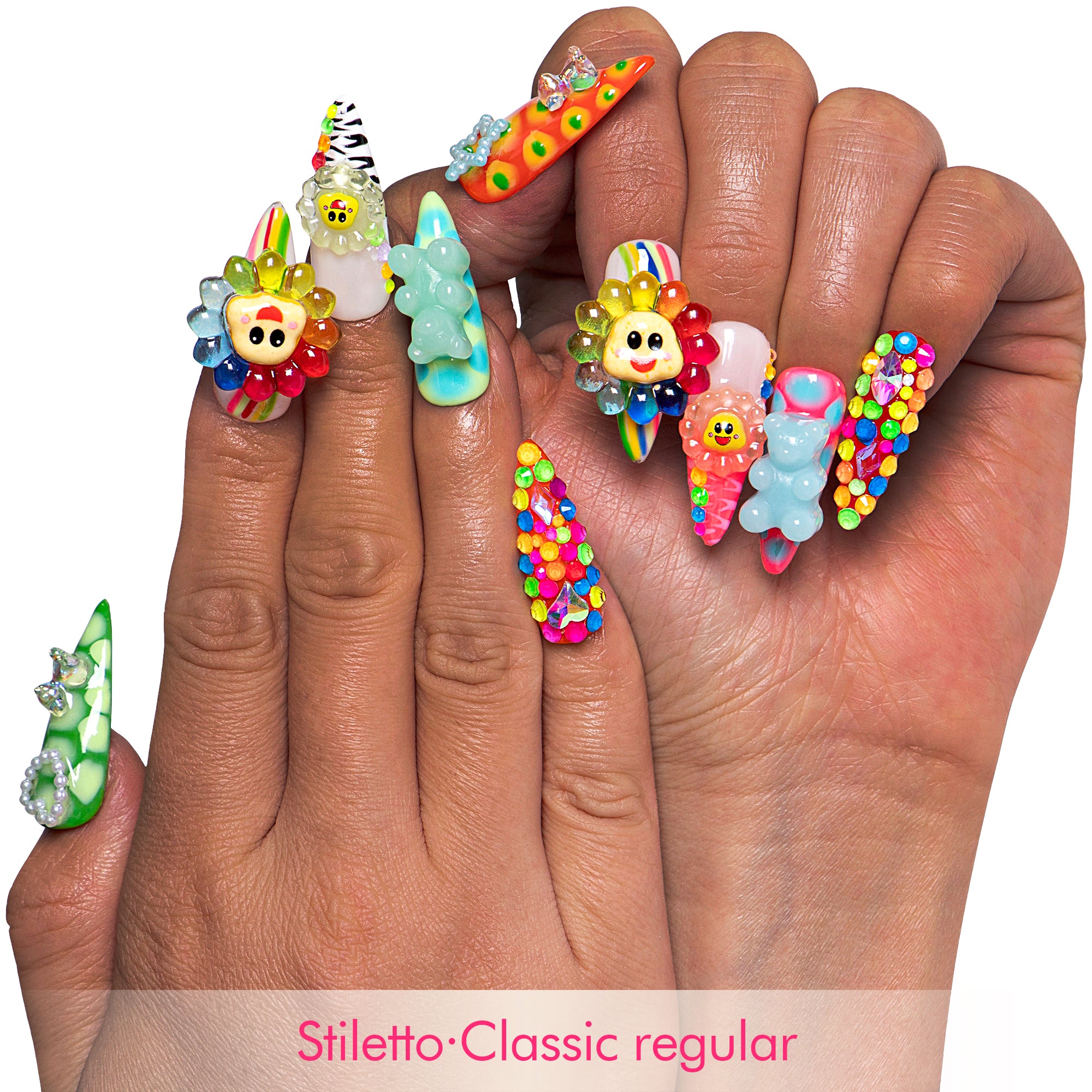 Lovkashi Flower Handmade Nails H65