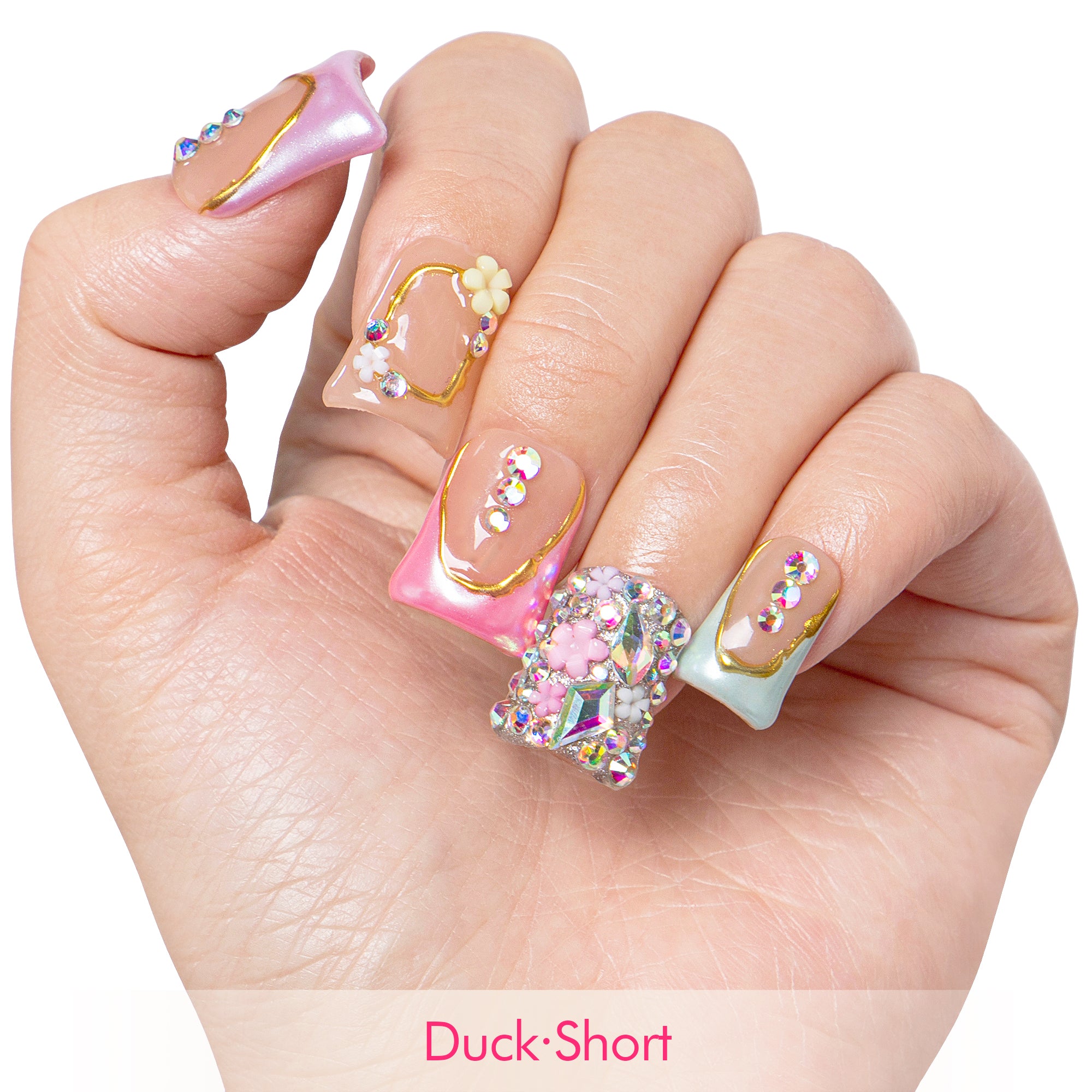 Pastel Fantasy Handmade Nails H652