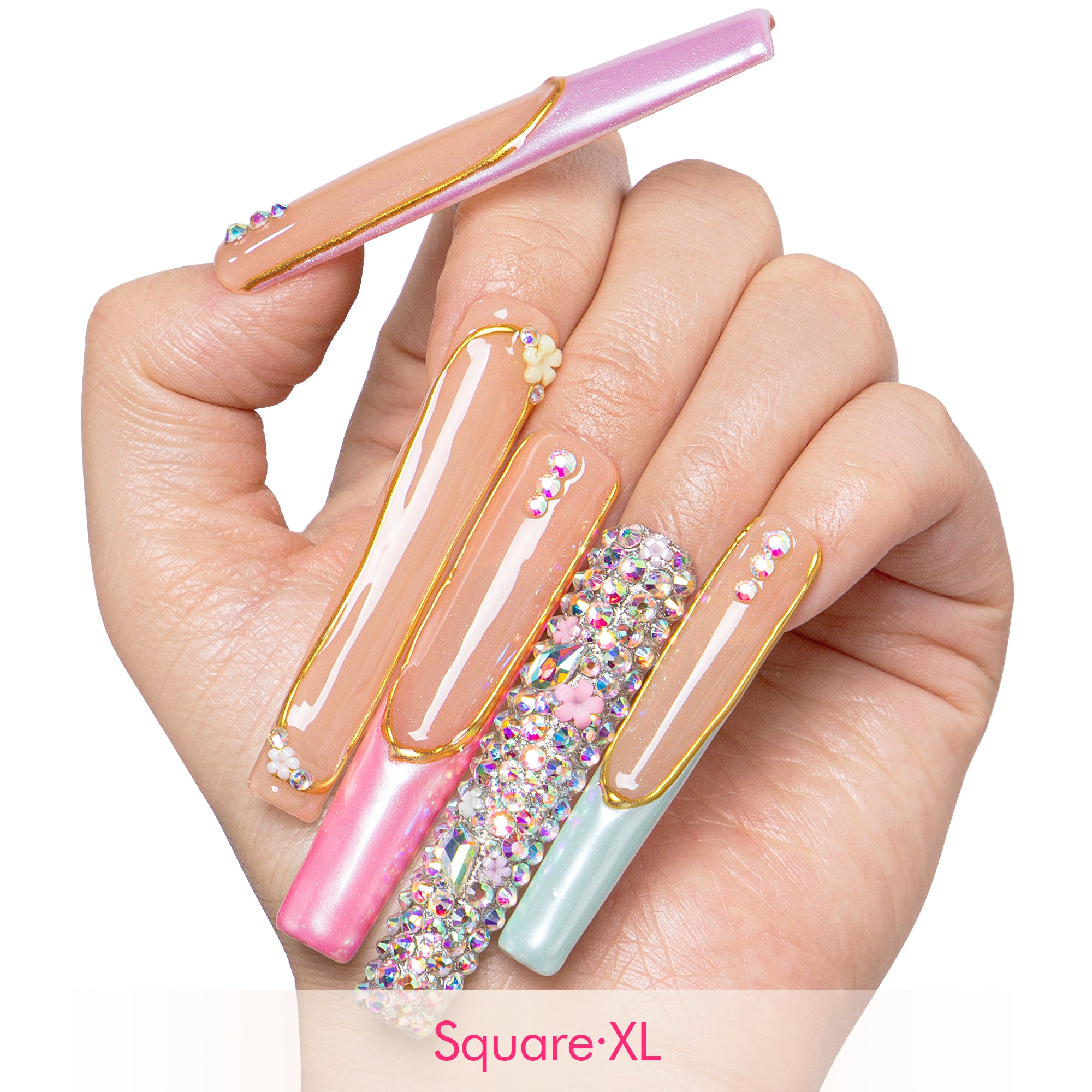 Pastel Fantasy Handmade Nails H652
