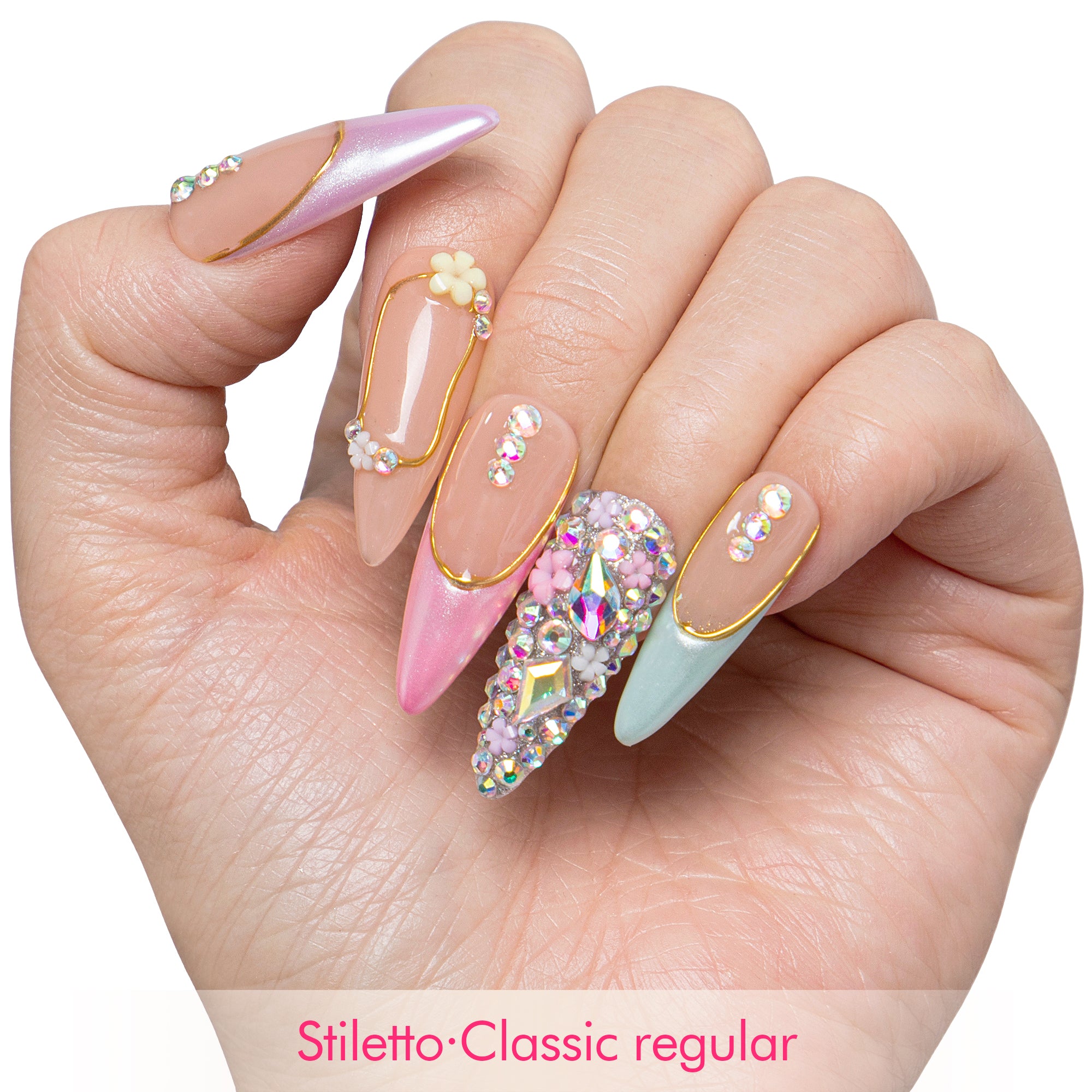 Pastel Fantasy Handmade Nails H652