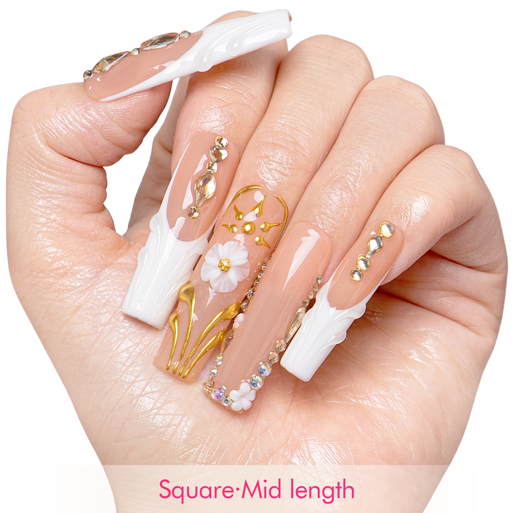 Elegant Love Handmade Nails H653