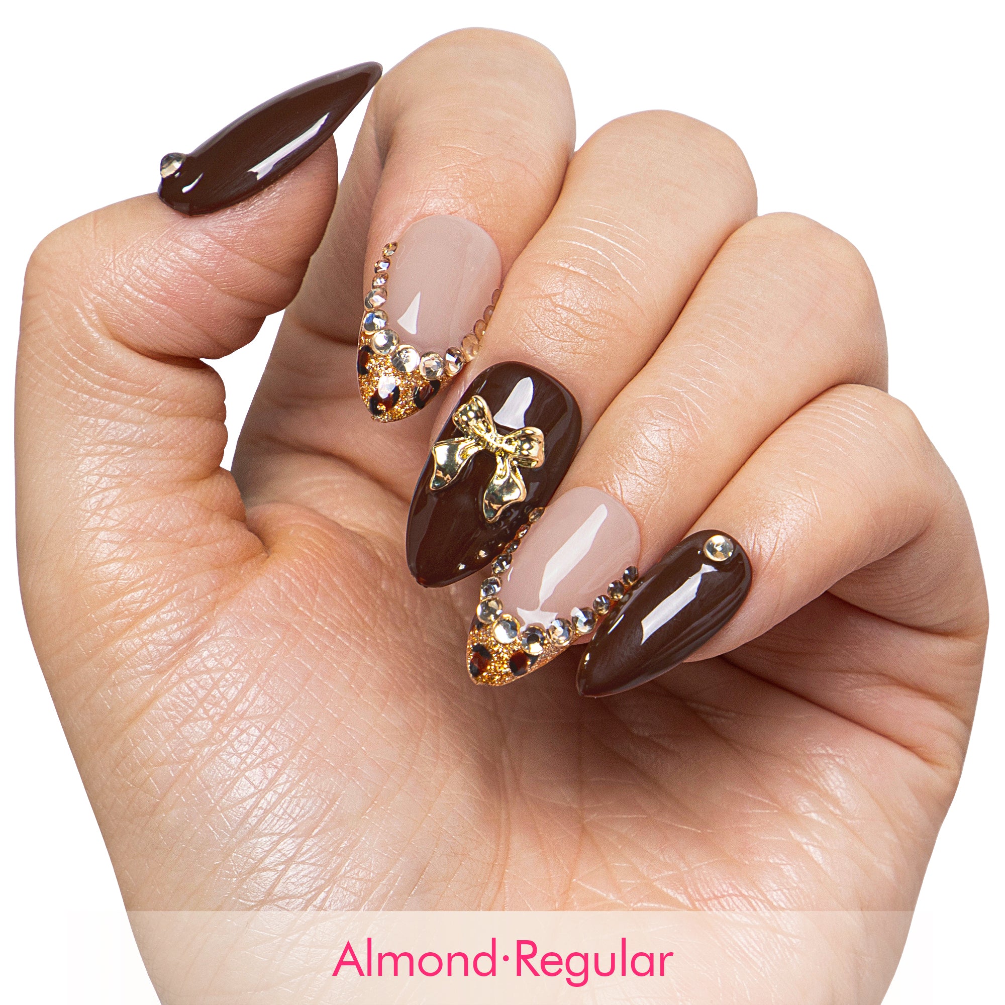 Choco Allure Handmade Nails H659