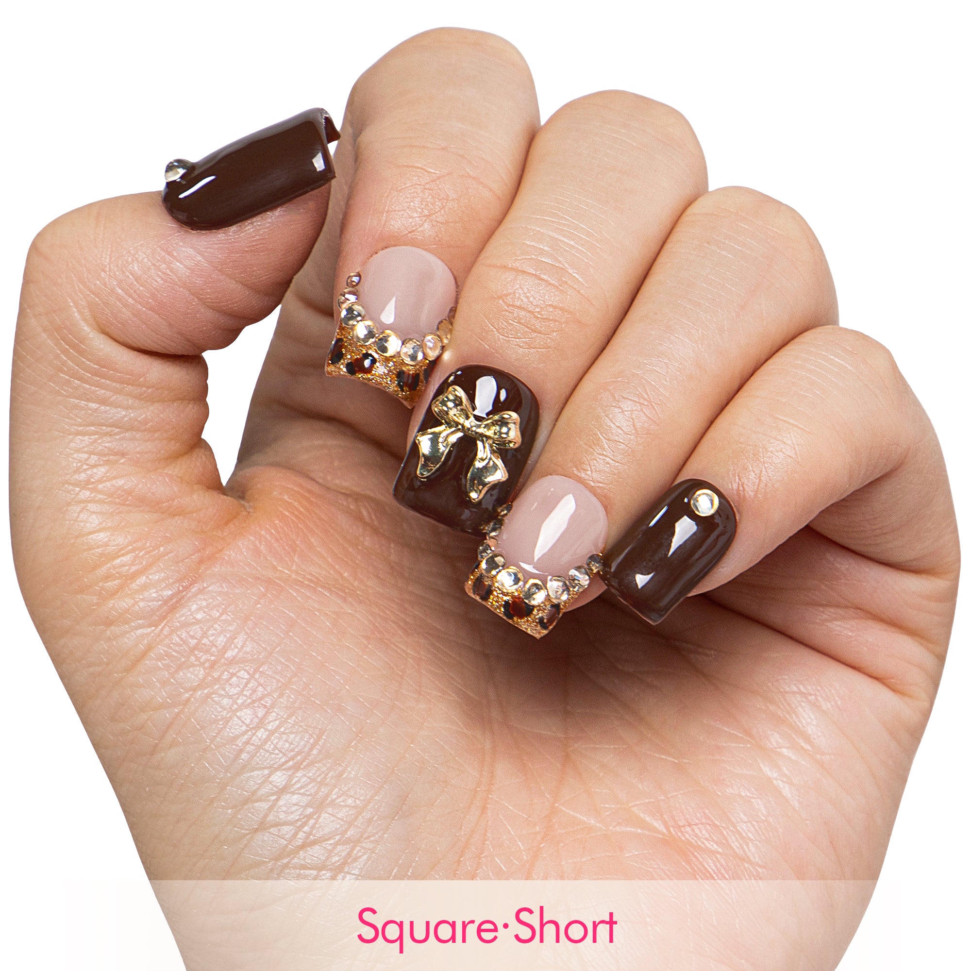 Choco Allure Handmade Nails H659