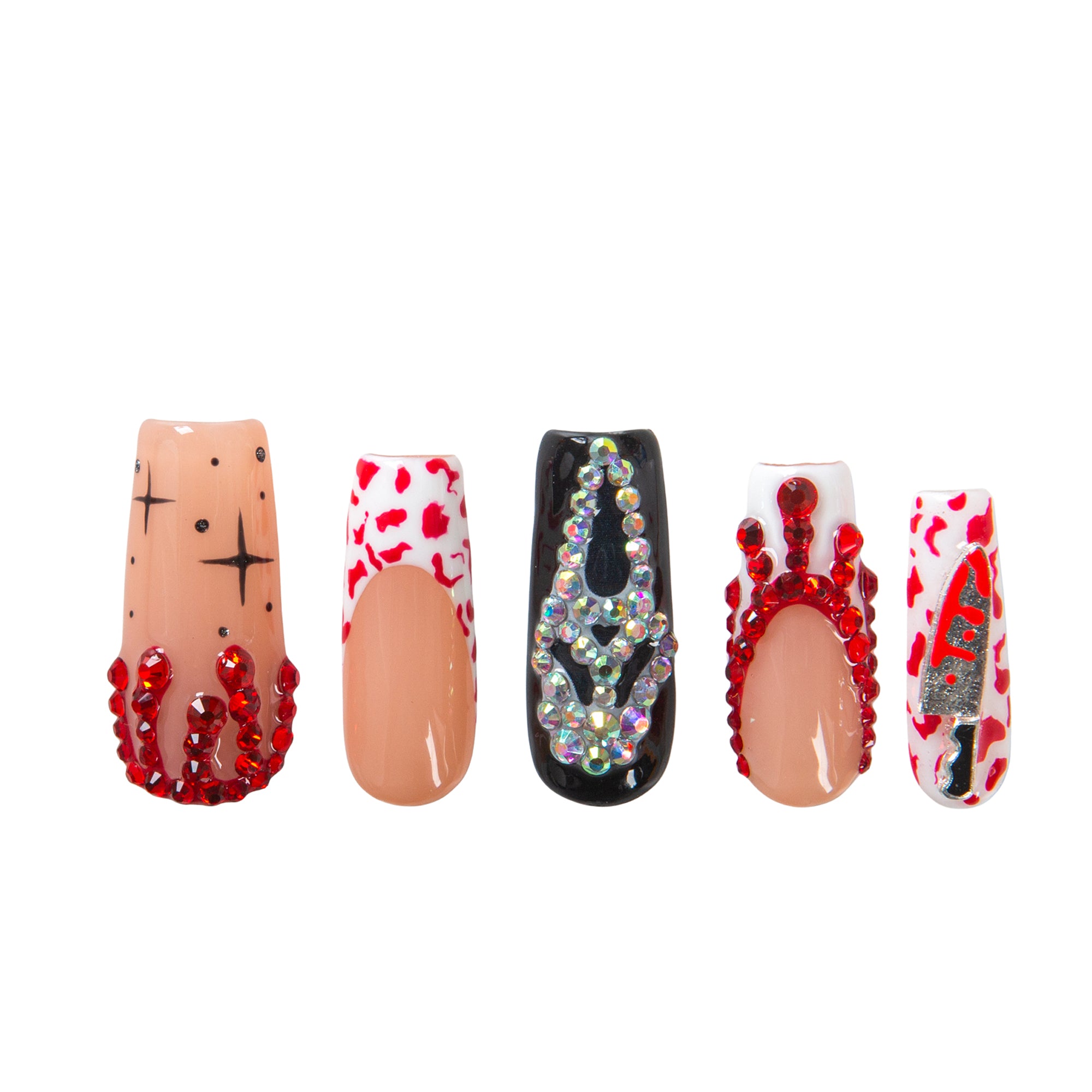 Scream Night Handmade Nails H662