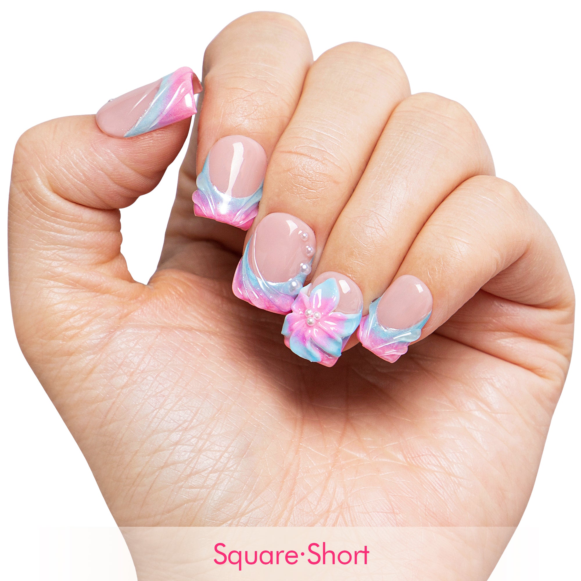Dreamy Ocean Handmade Nails H671