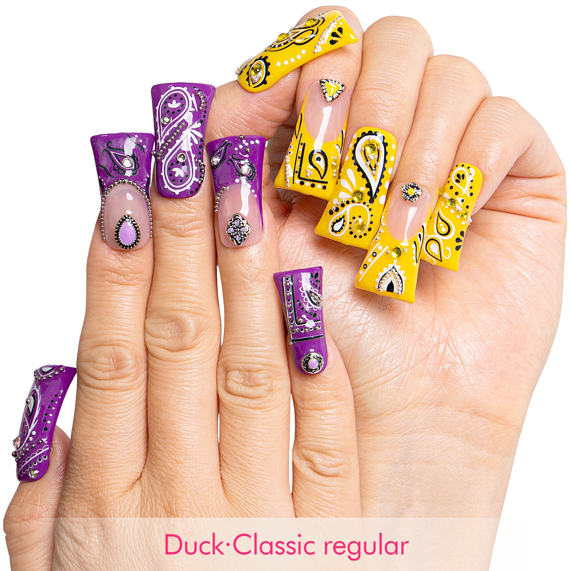 Paisley Rhapsody Handmade Nails H673