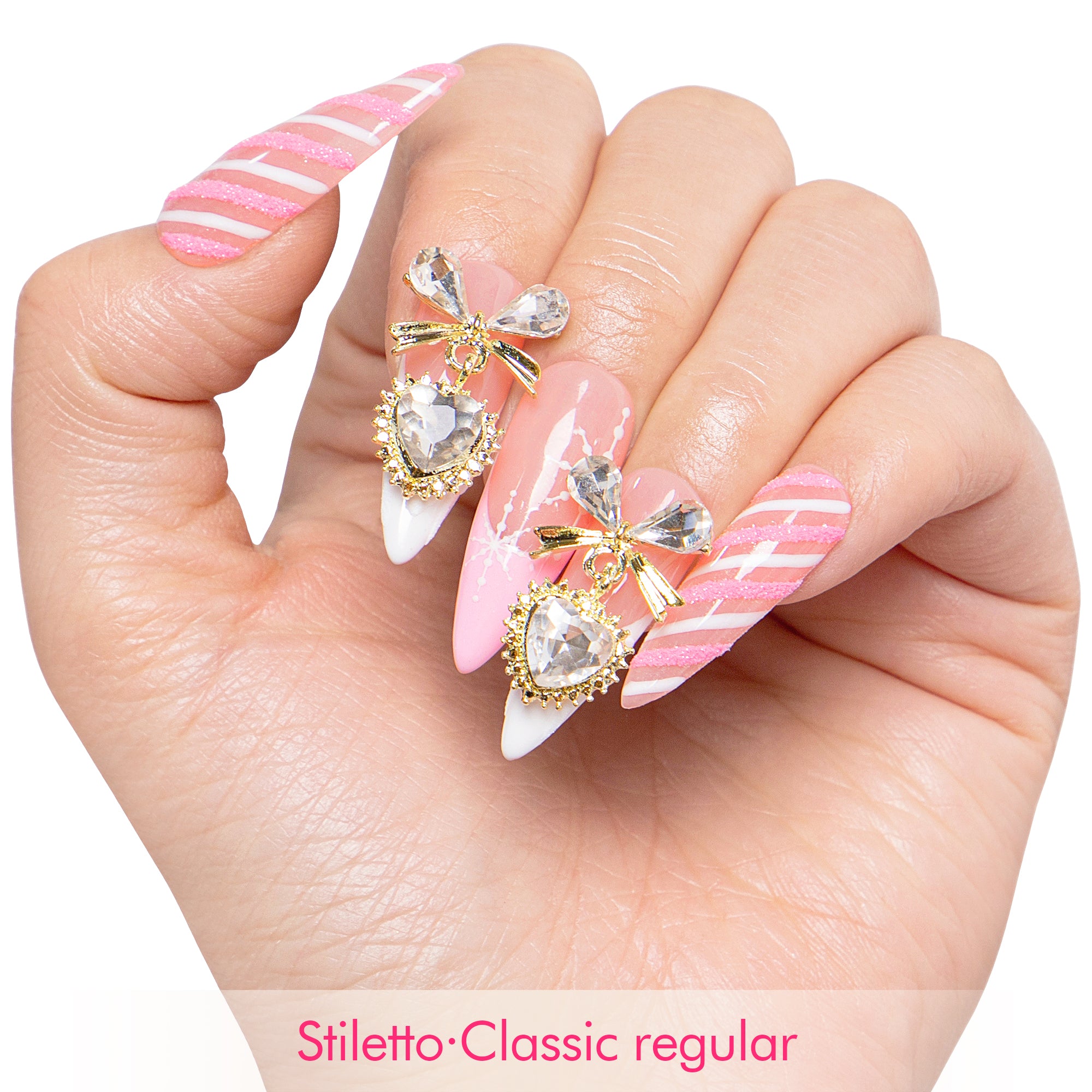 Pink Frost Handmade Nails H676