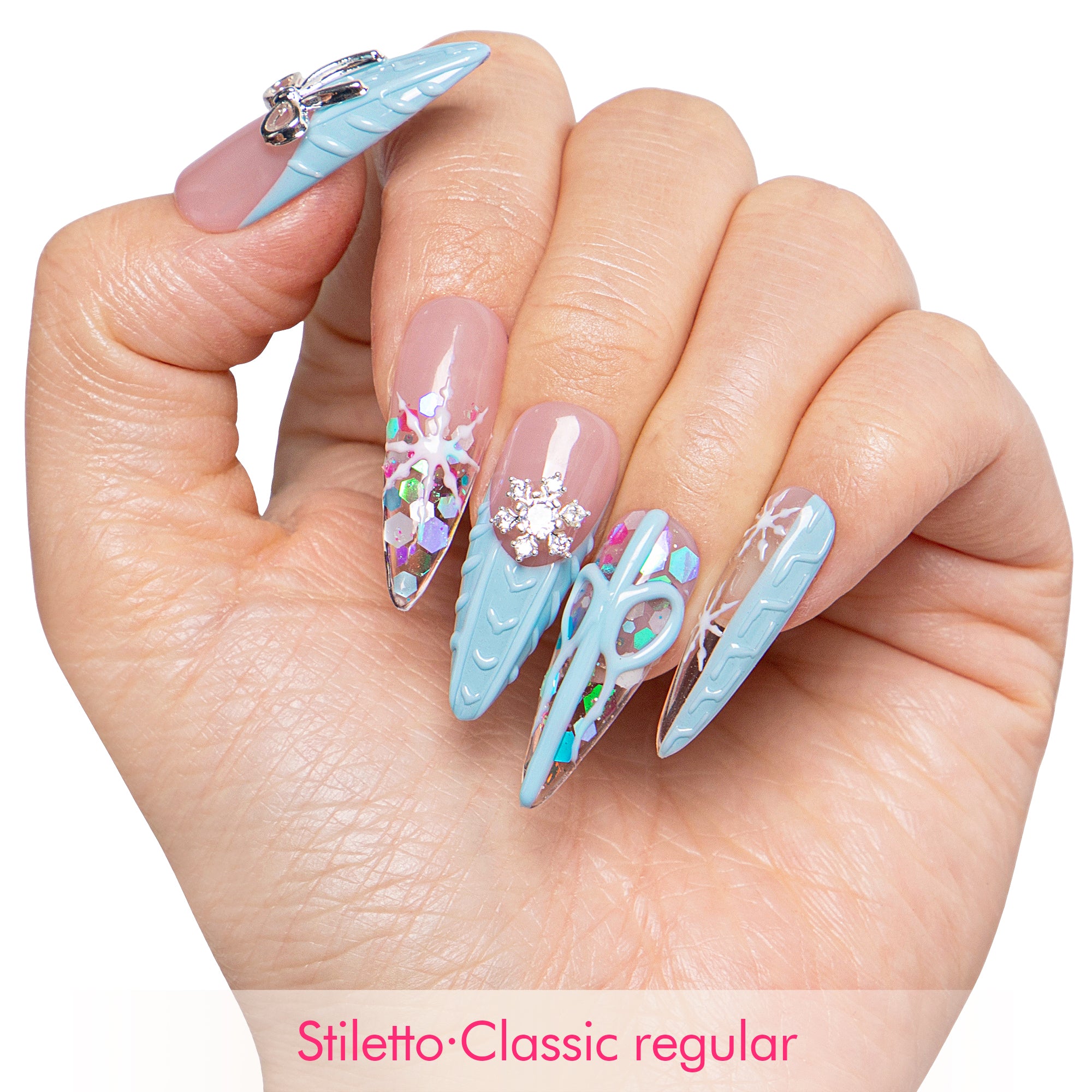 Winter Cozy Handmade Nails H677