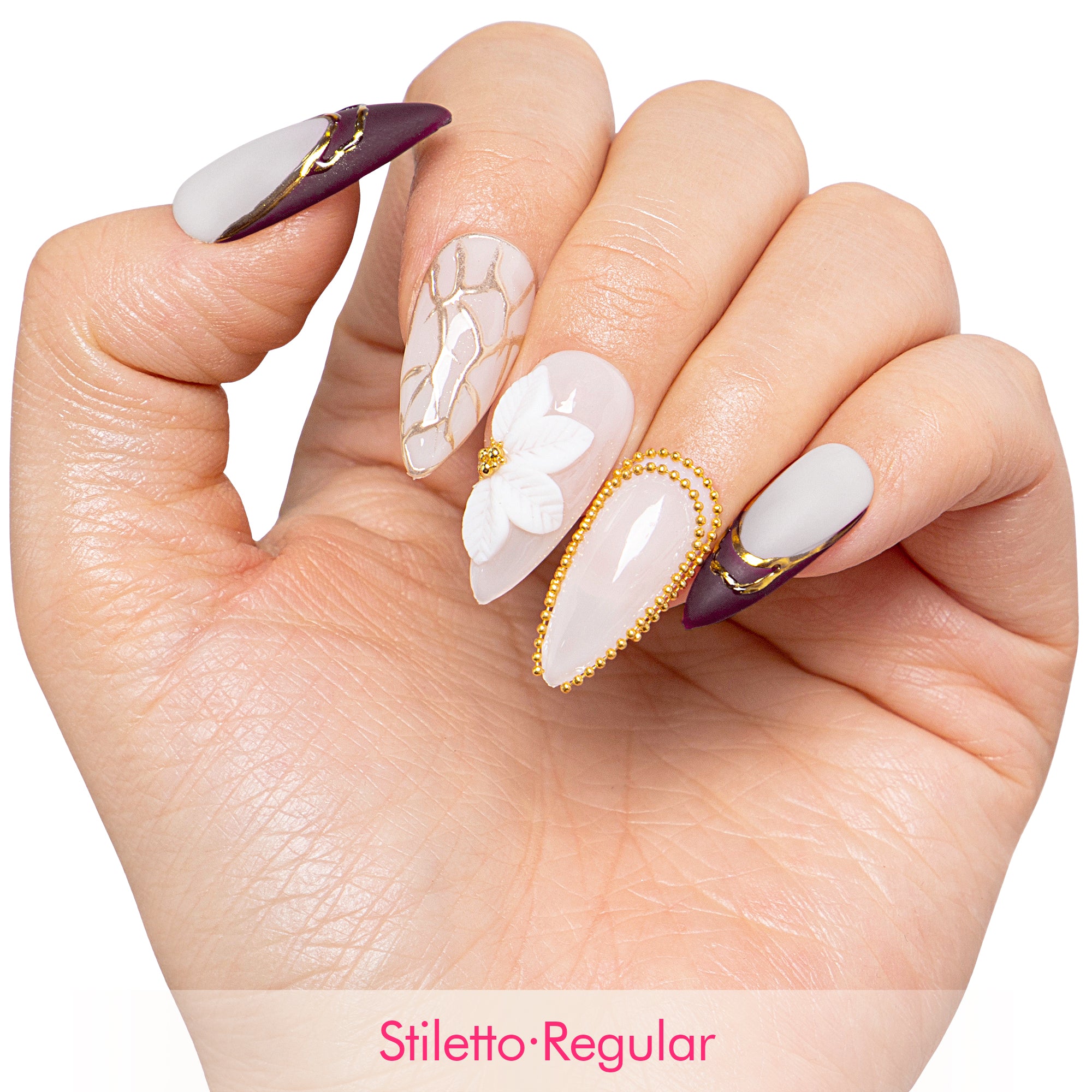 Luxe Mocha Handmade Nails H683