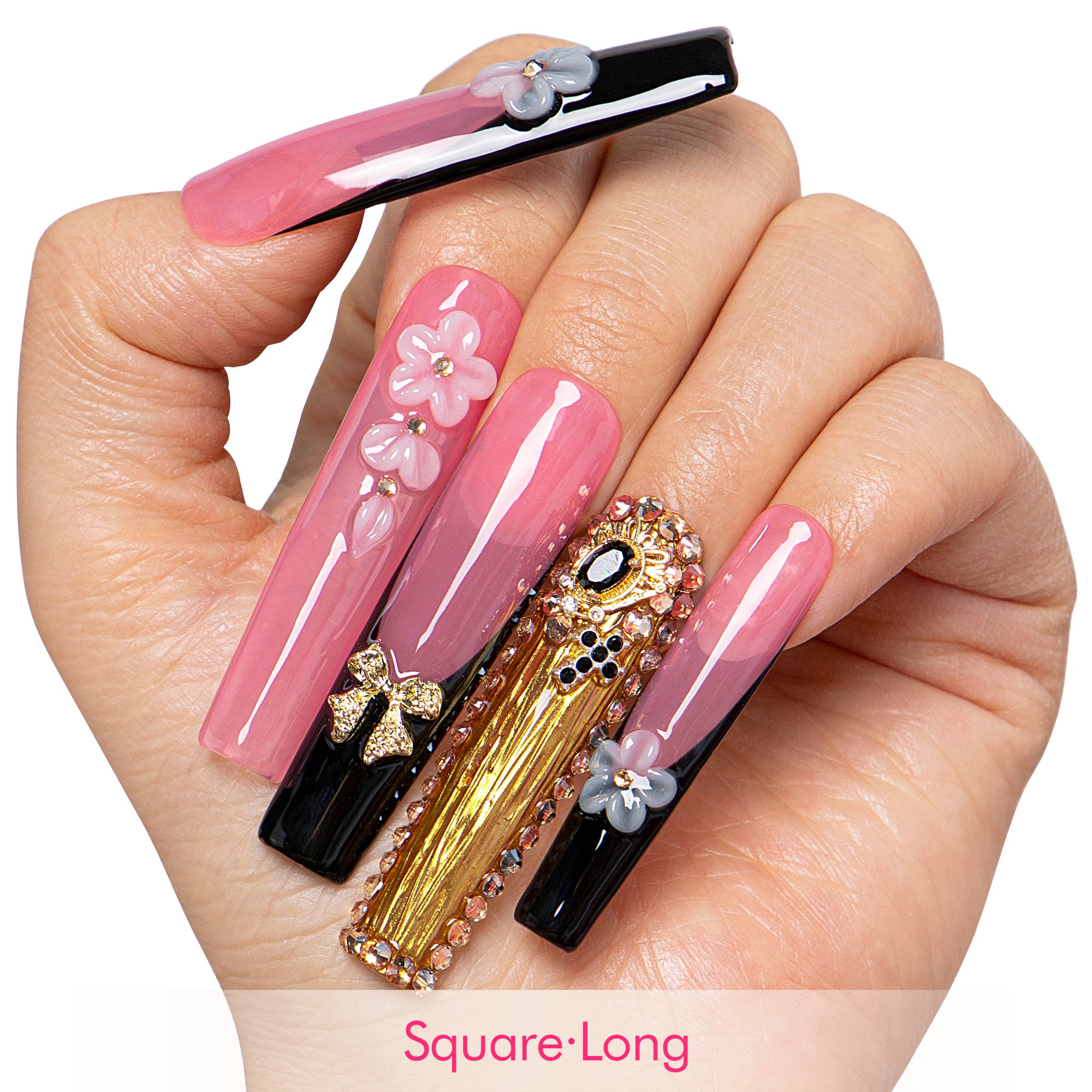 Noir Diva Handmade Nails H685