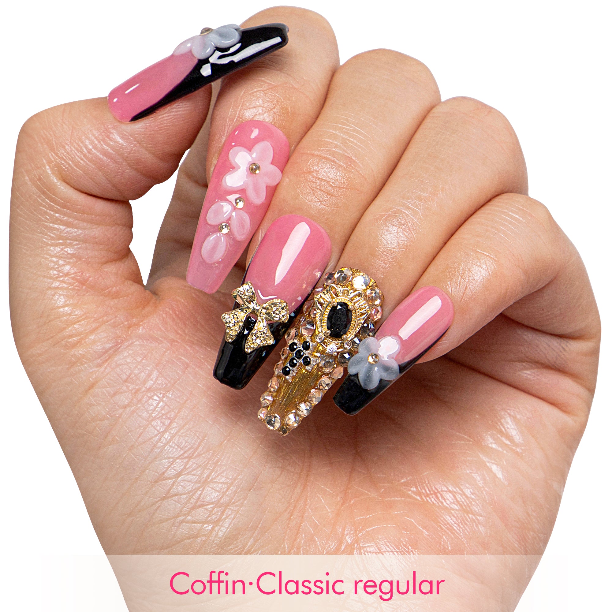 Noir Diva Handmade Nails H685