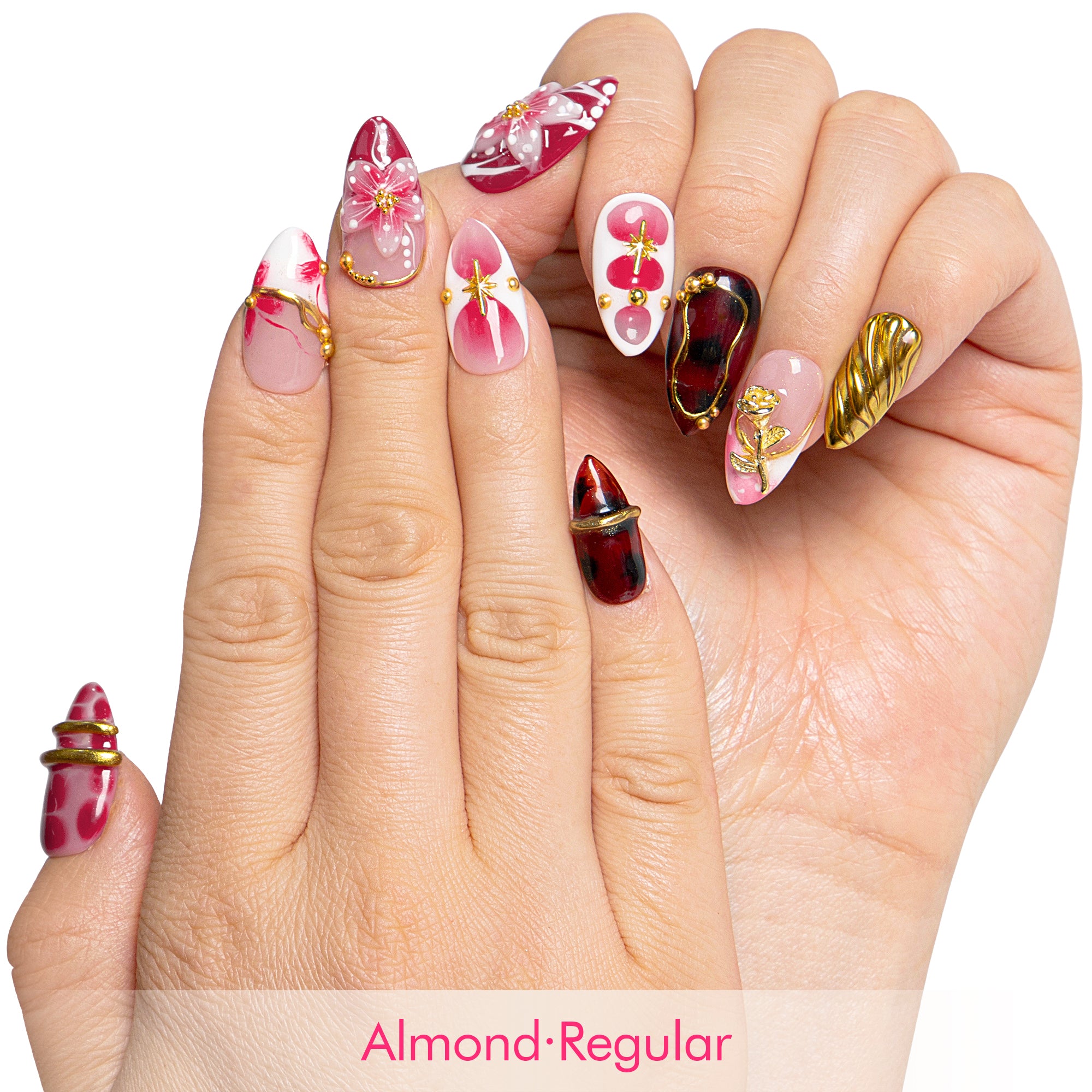 Flaming Desire Handmade Nails H690