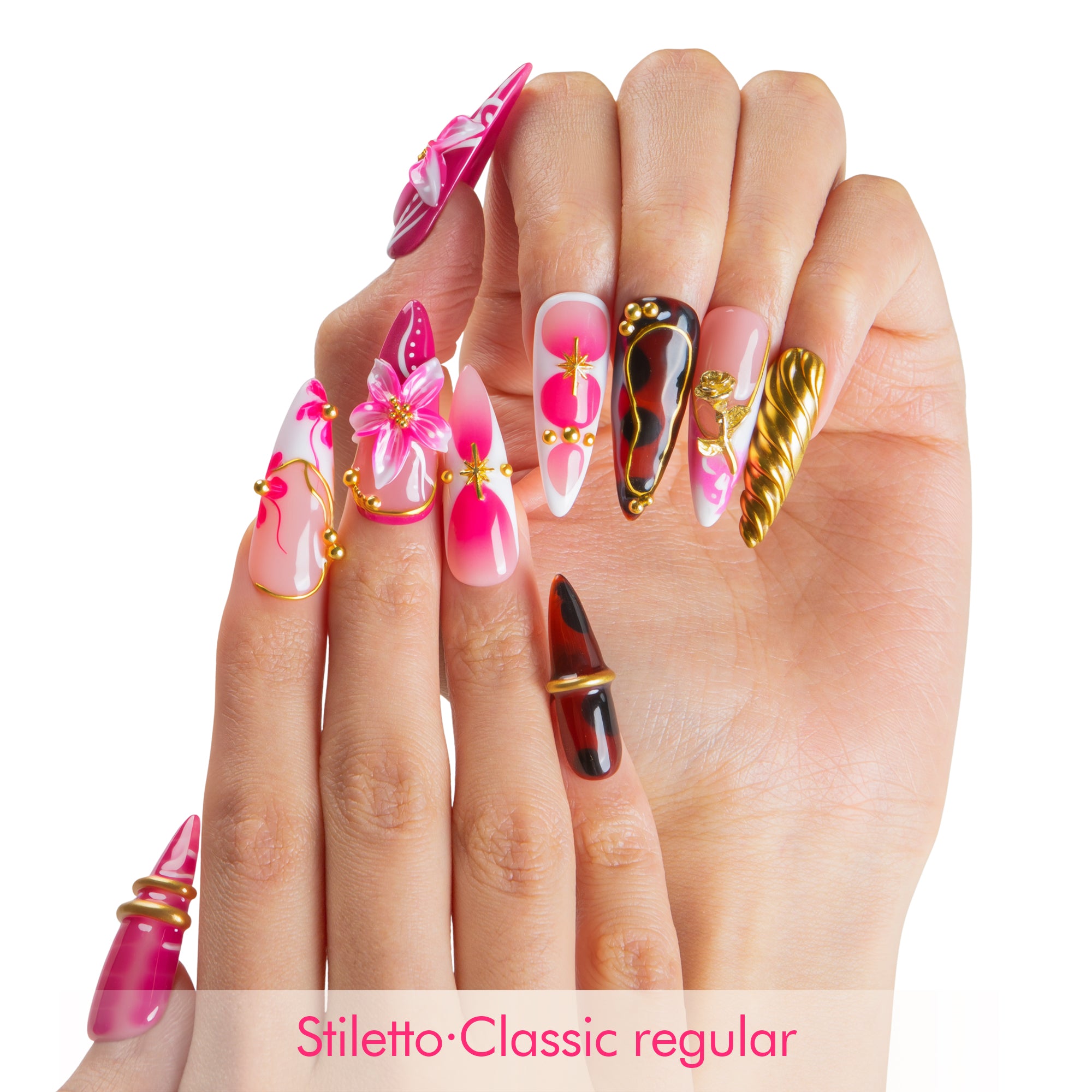 Flaming Desire Handmade Nails H690