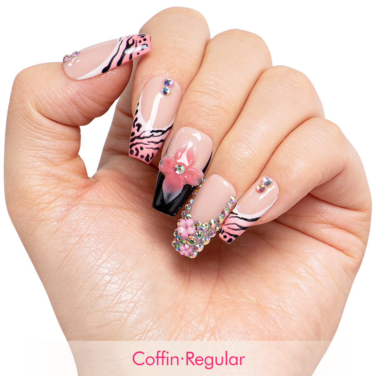 Glam Jungle Handmade Nails H691