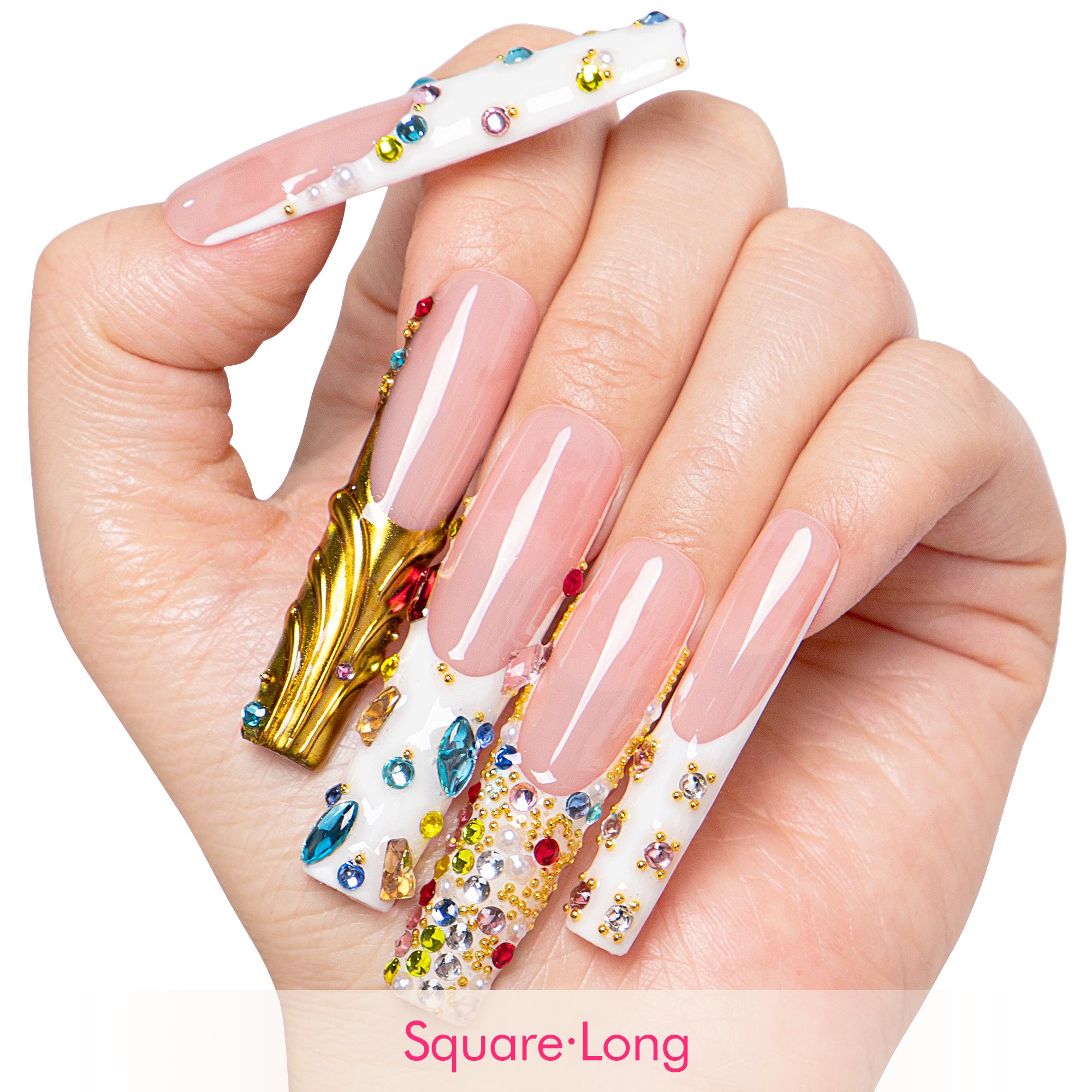 Jewel Feast Handmade Nails H694