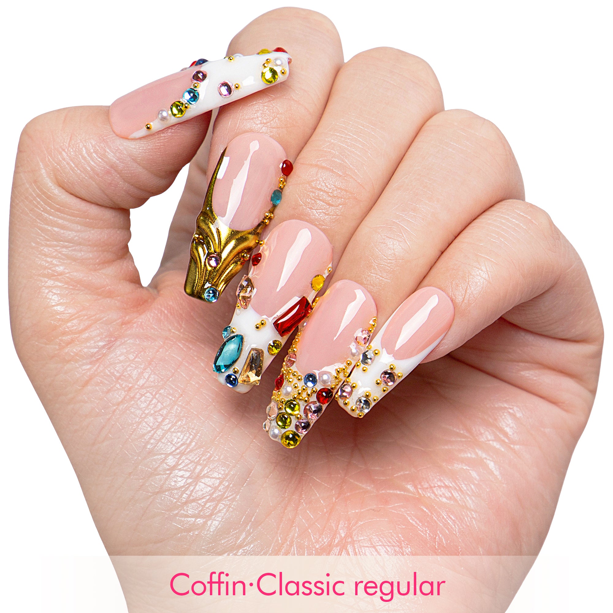 Jewel Feast Handmade Nails H694