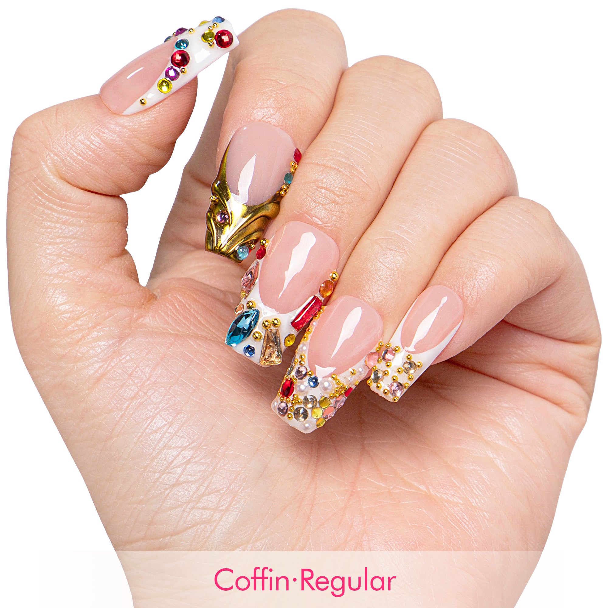 Jewel Feast Handmade Nails H694
