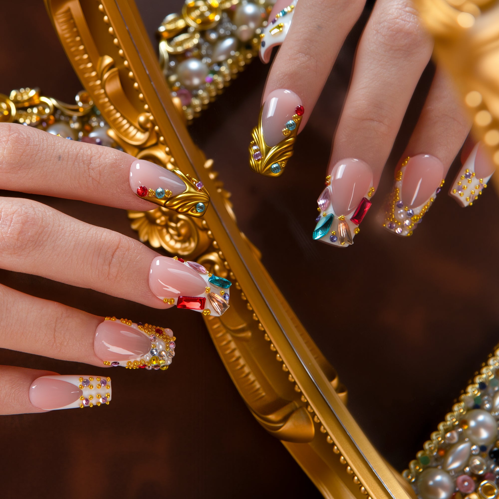 Jewel Feast Handmade Nails H694