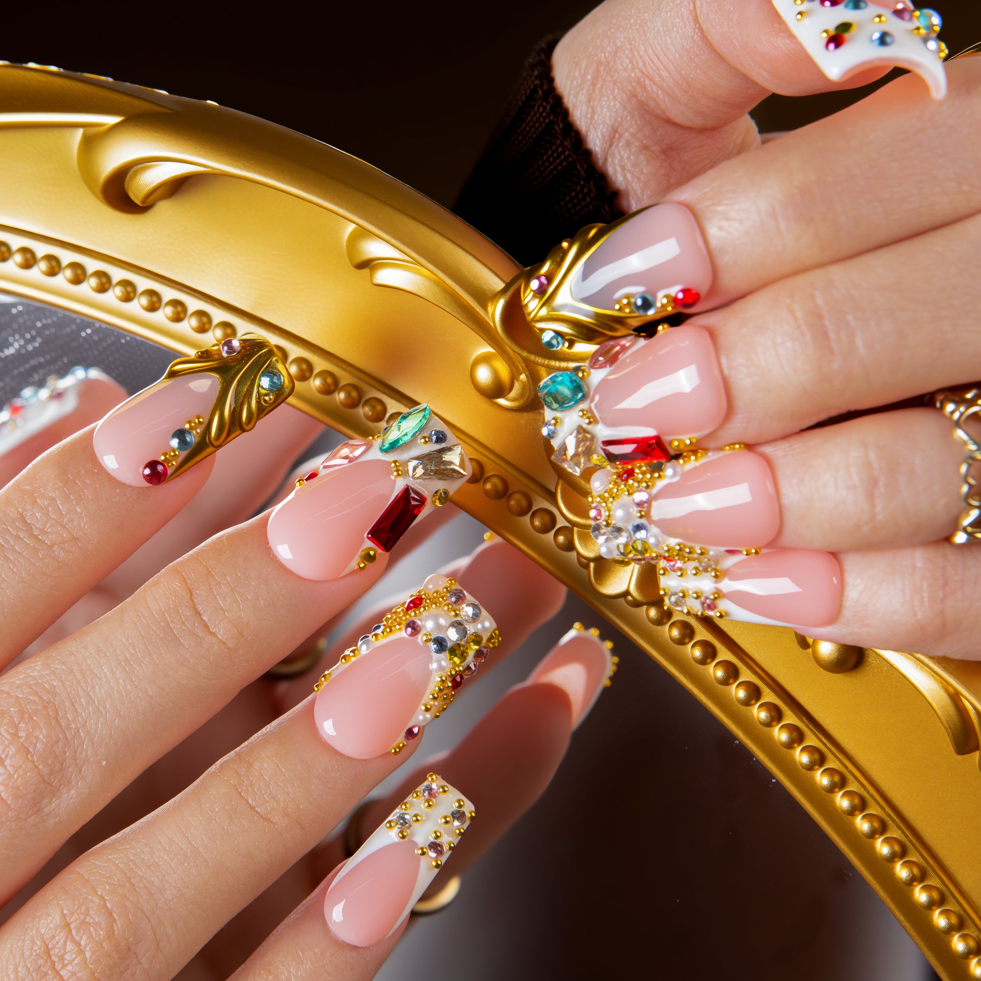 Jewel Feast Handmade Nails H694