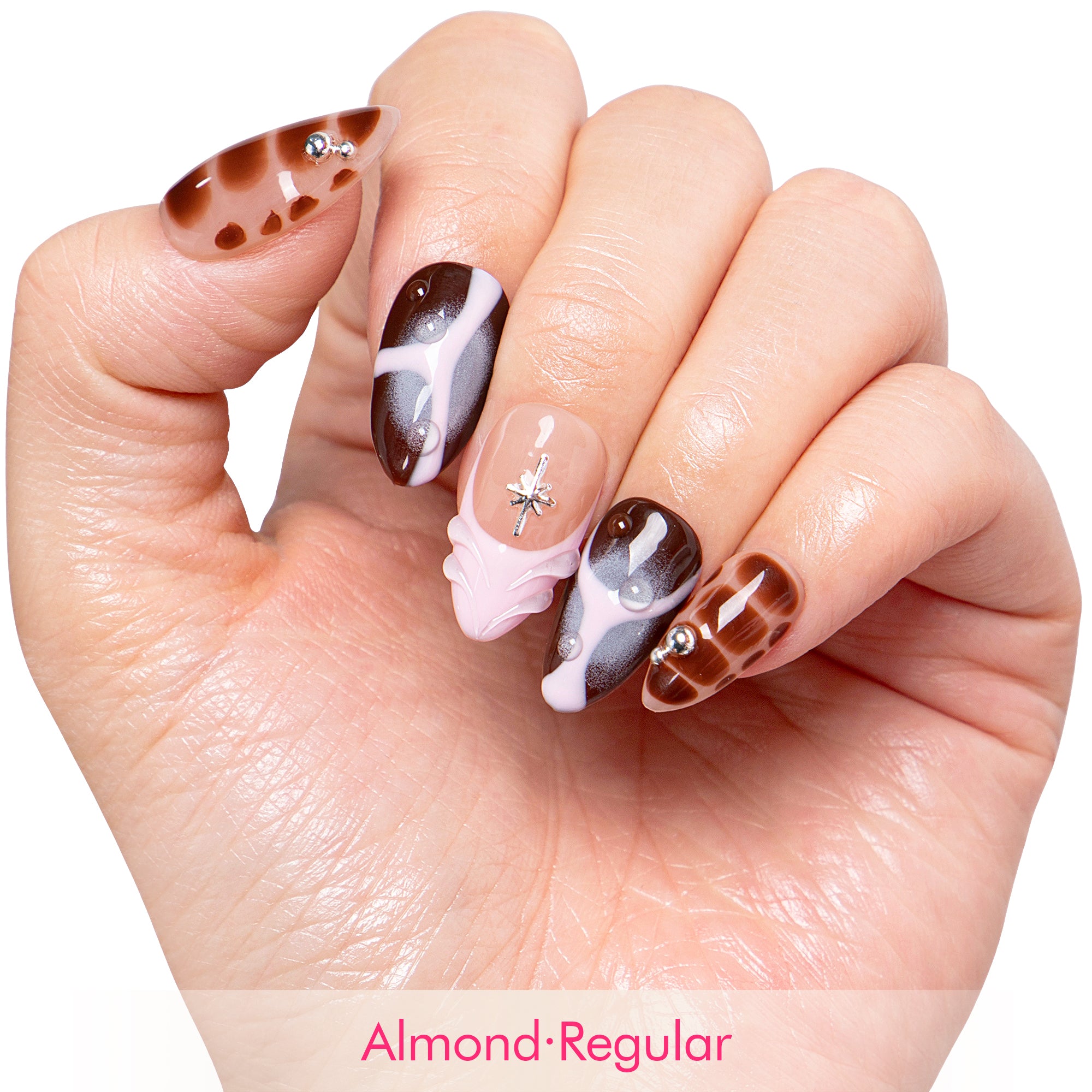 Velvet Mocha Handmade Nails H701