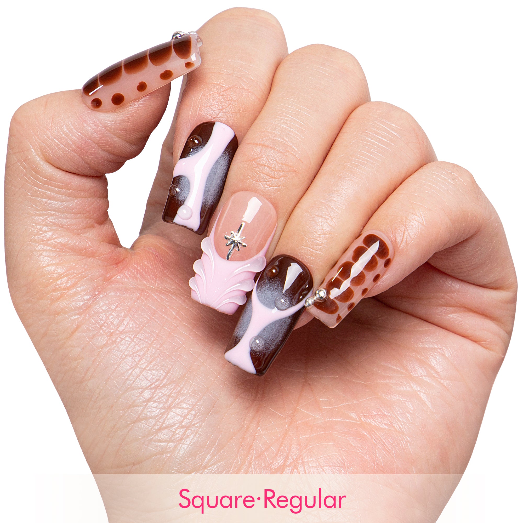 Velvet Mocha Handmade Nails H701