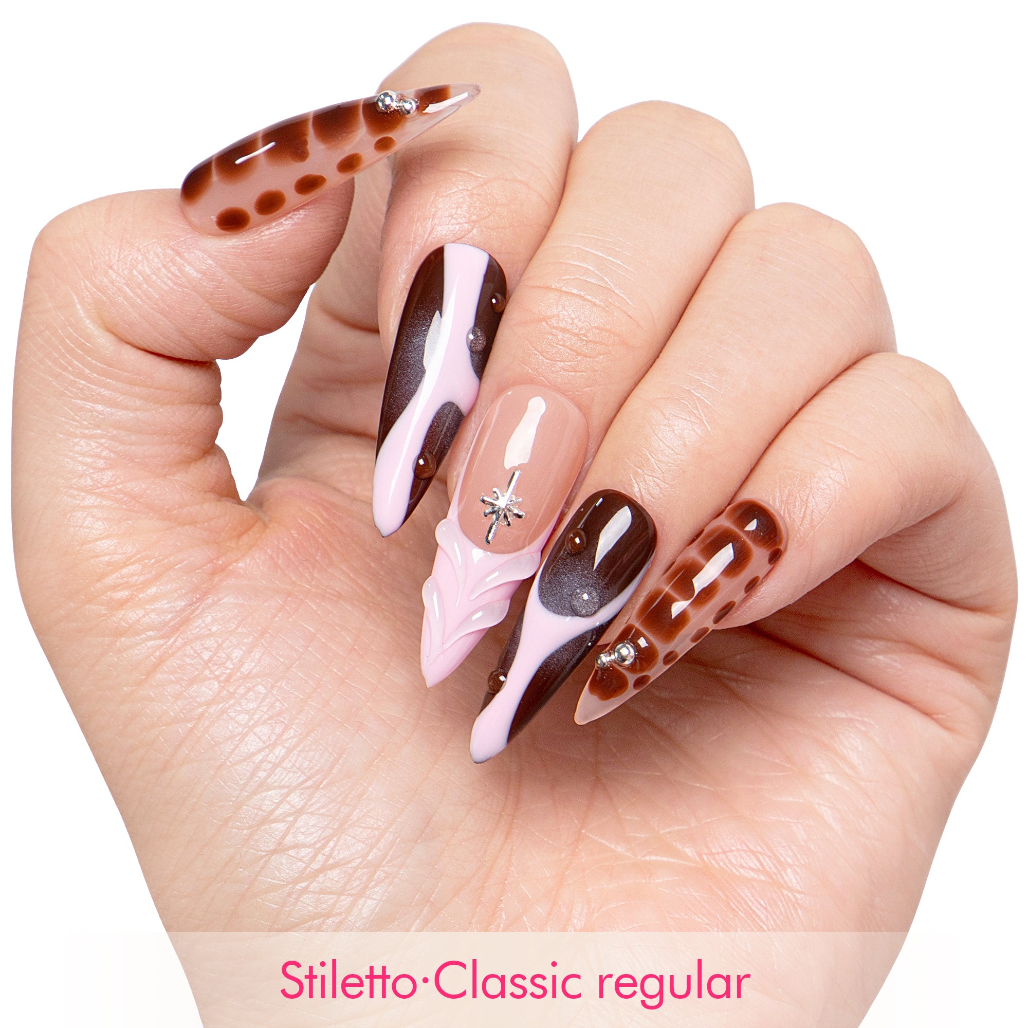 Velvet Mocha Handmade Nails H701