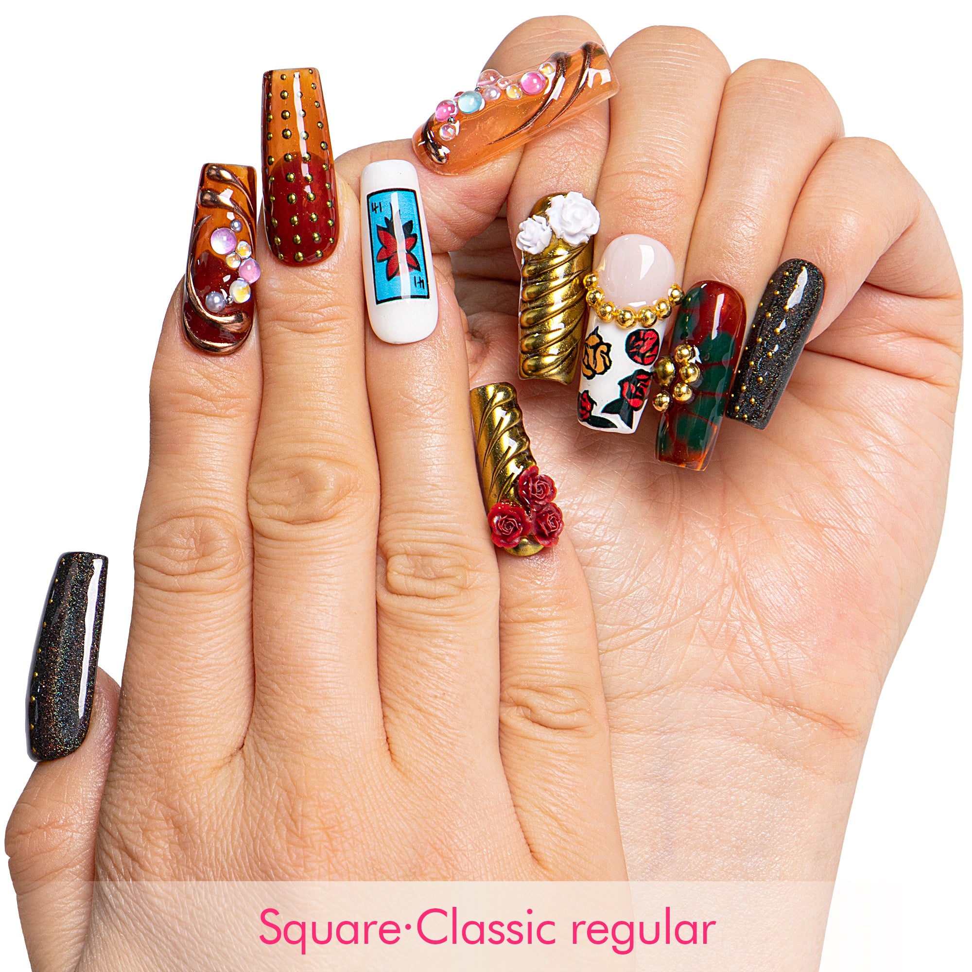 Rogue Rose Handmade Nails H702