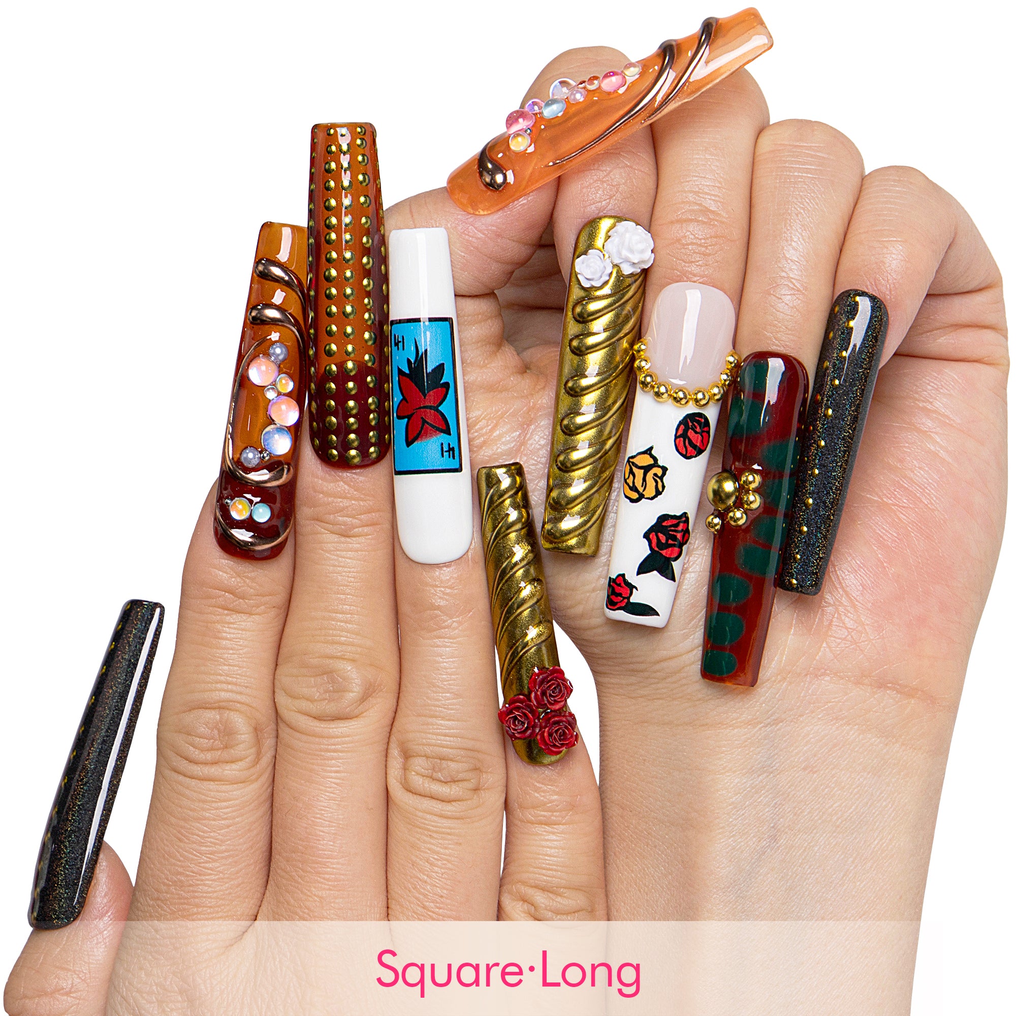Rogue Rose Handmade Nails H702