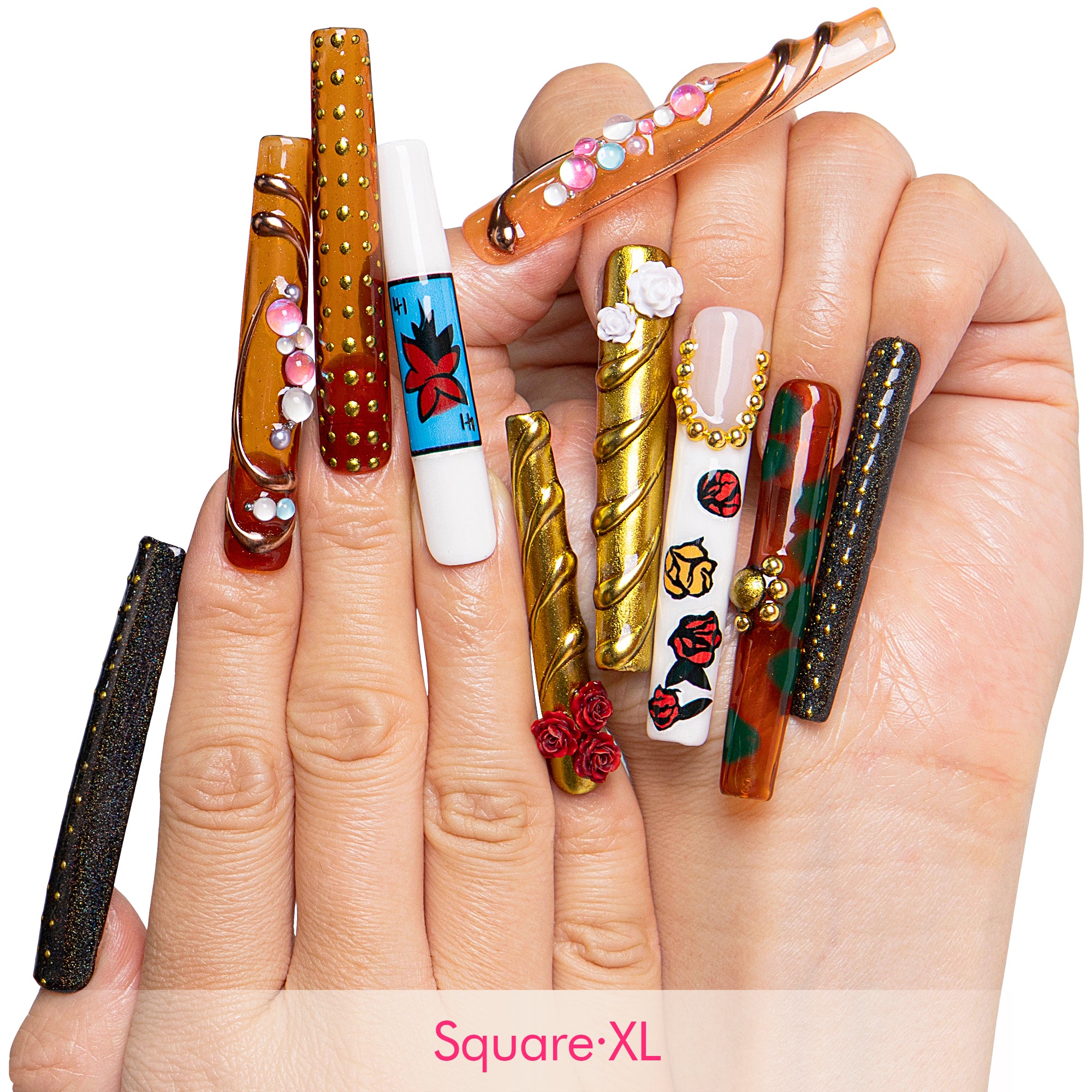Rogue Rose Handmade Nails H702