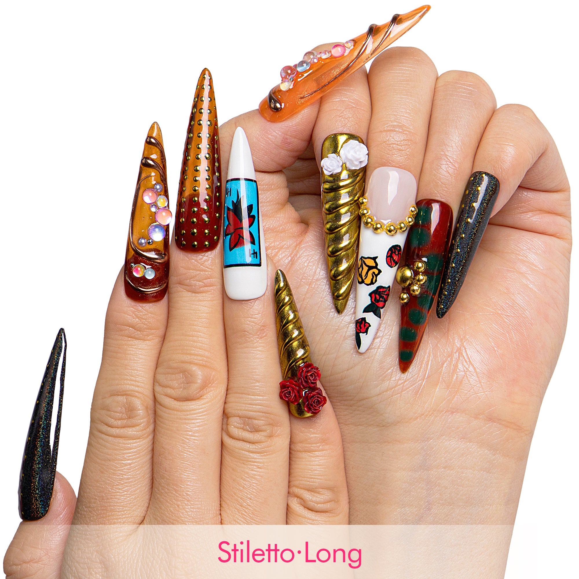 Rogue Rose Handmade Nails H702