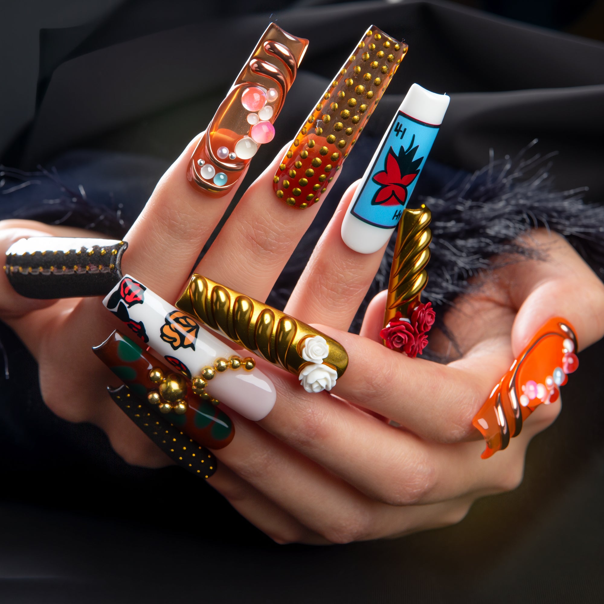 Rogue Rose Handmade Nails H702