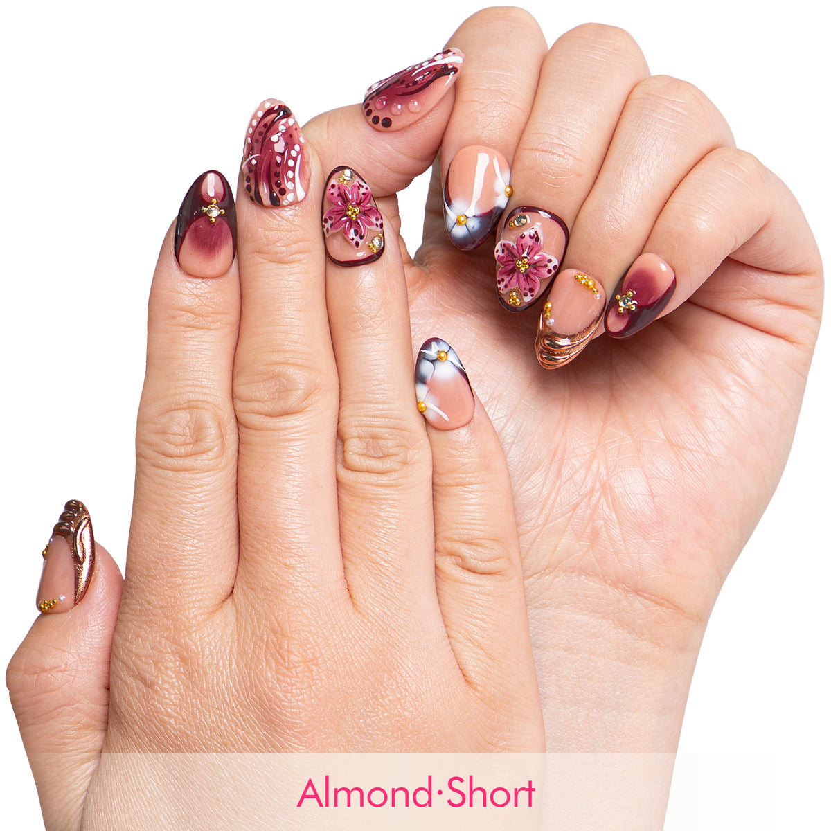 Vintage Dance Handmade Nails H713