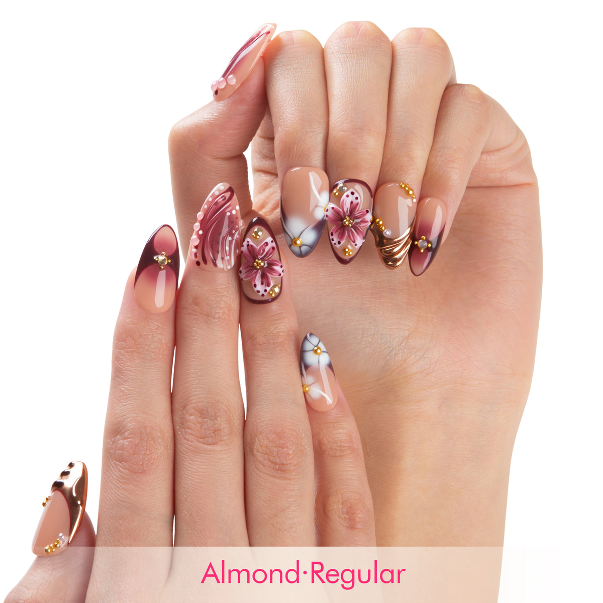 Vintage Dance Handmade Nails H713