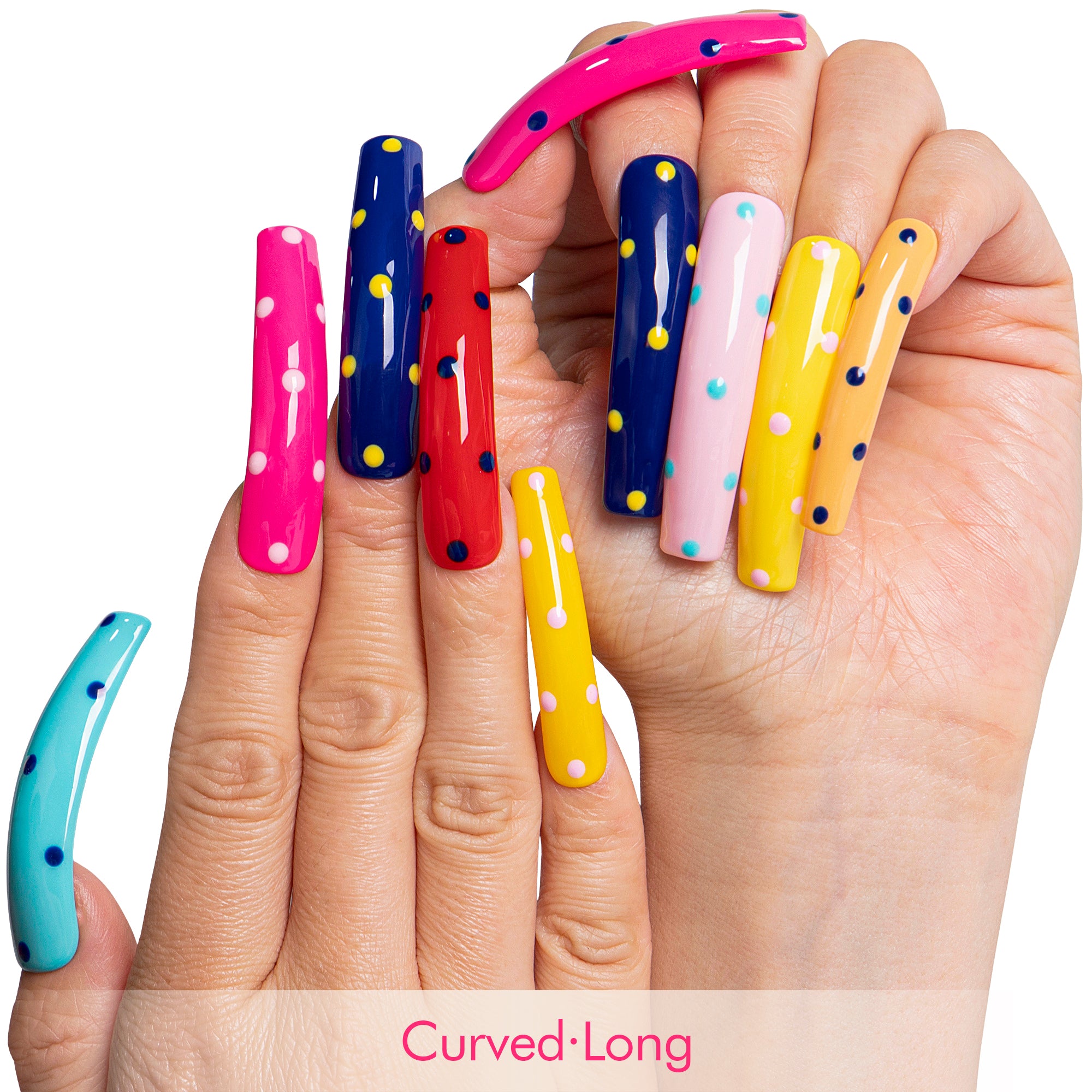 Polka Party Handmade Nails H715