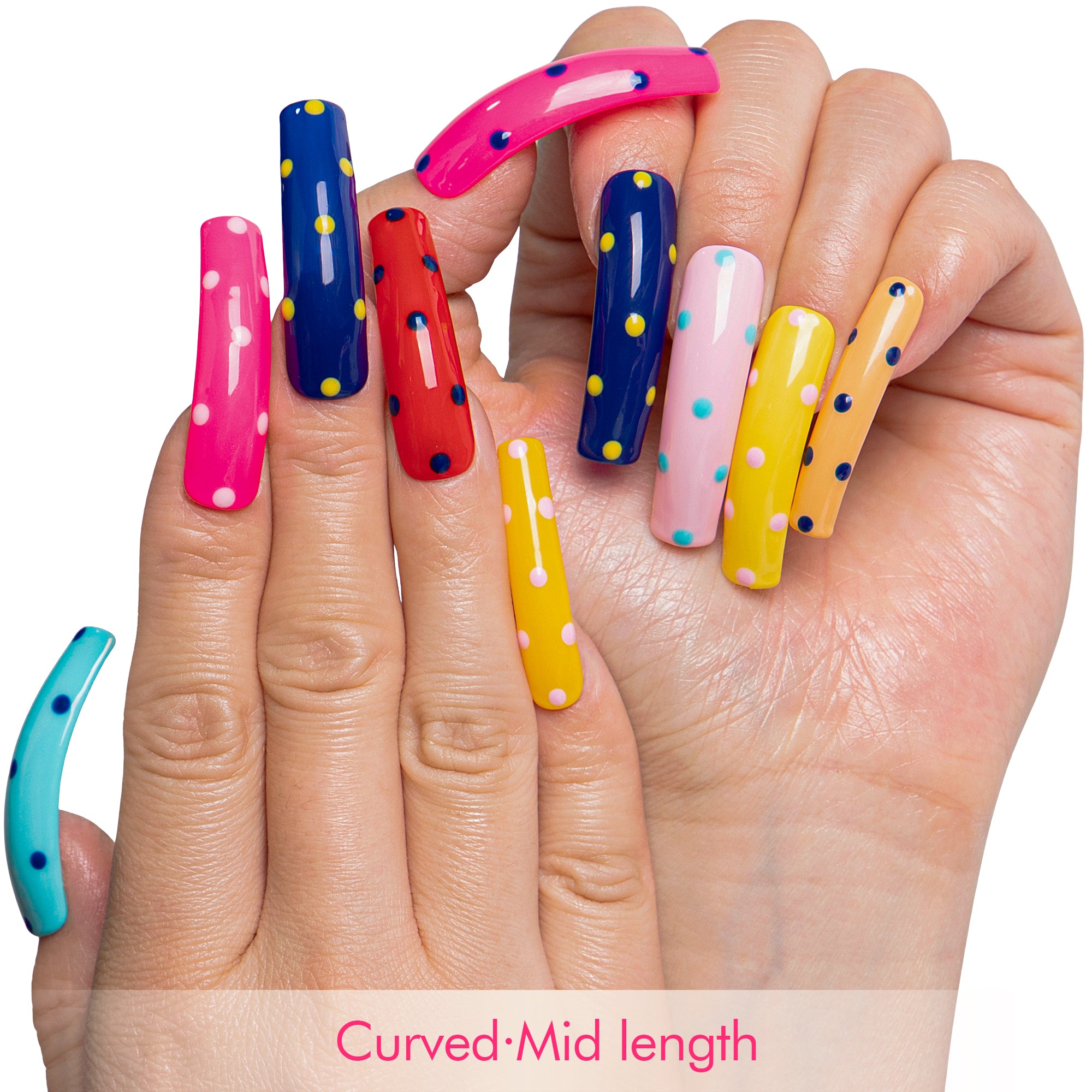 Polka Party Handmade Nails H715