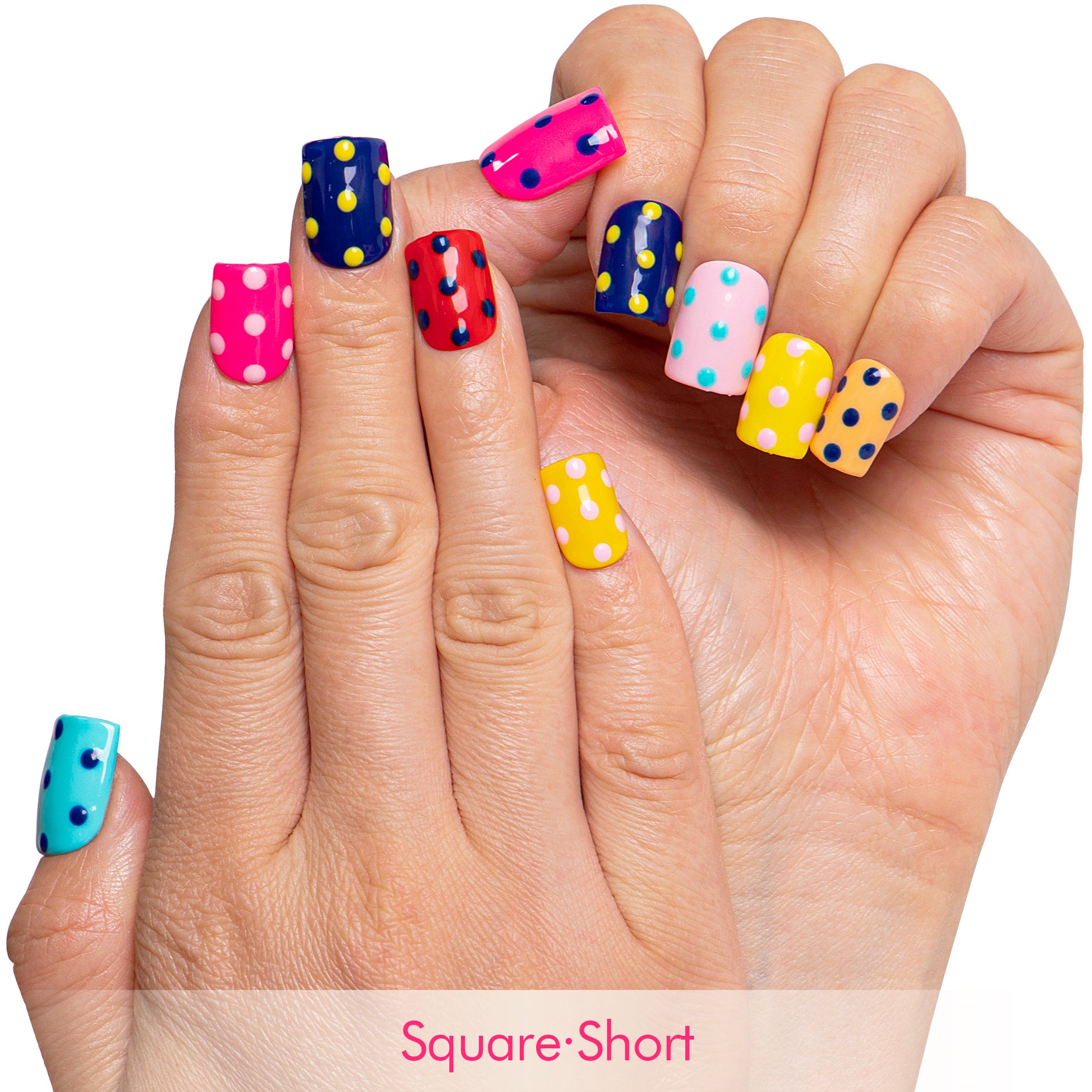 Polka Party Handmade Nails H715