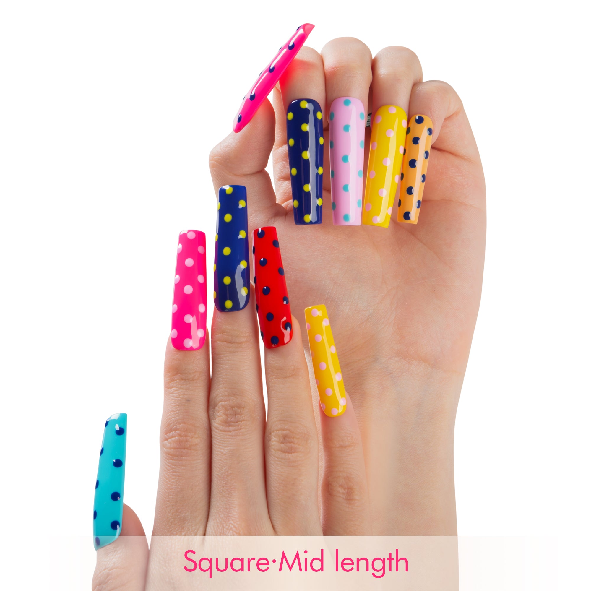 Polka Party Handmade Nails H715