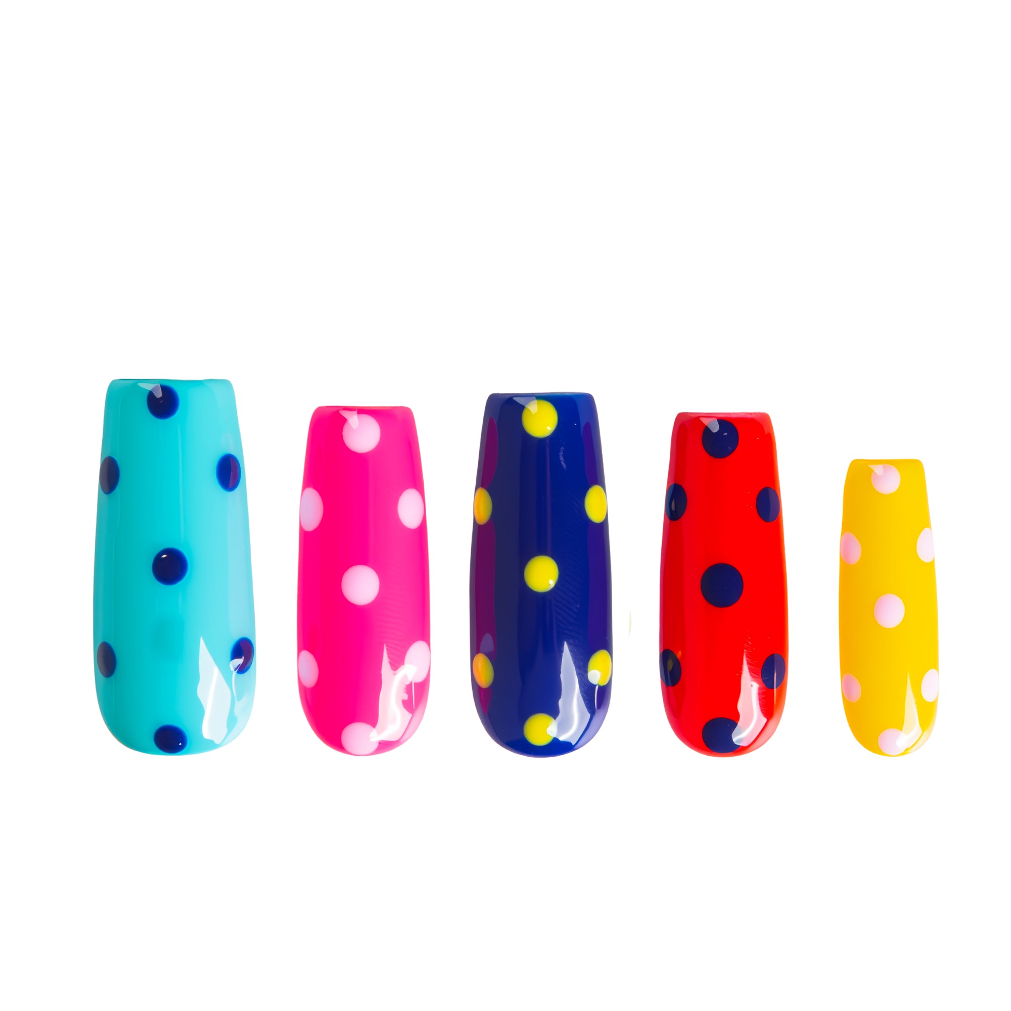 Polka Party Handmade Nails H715