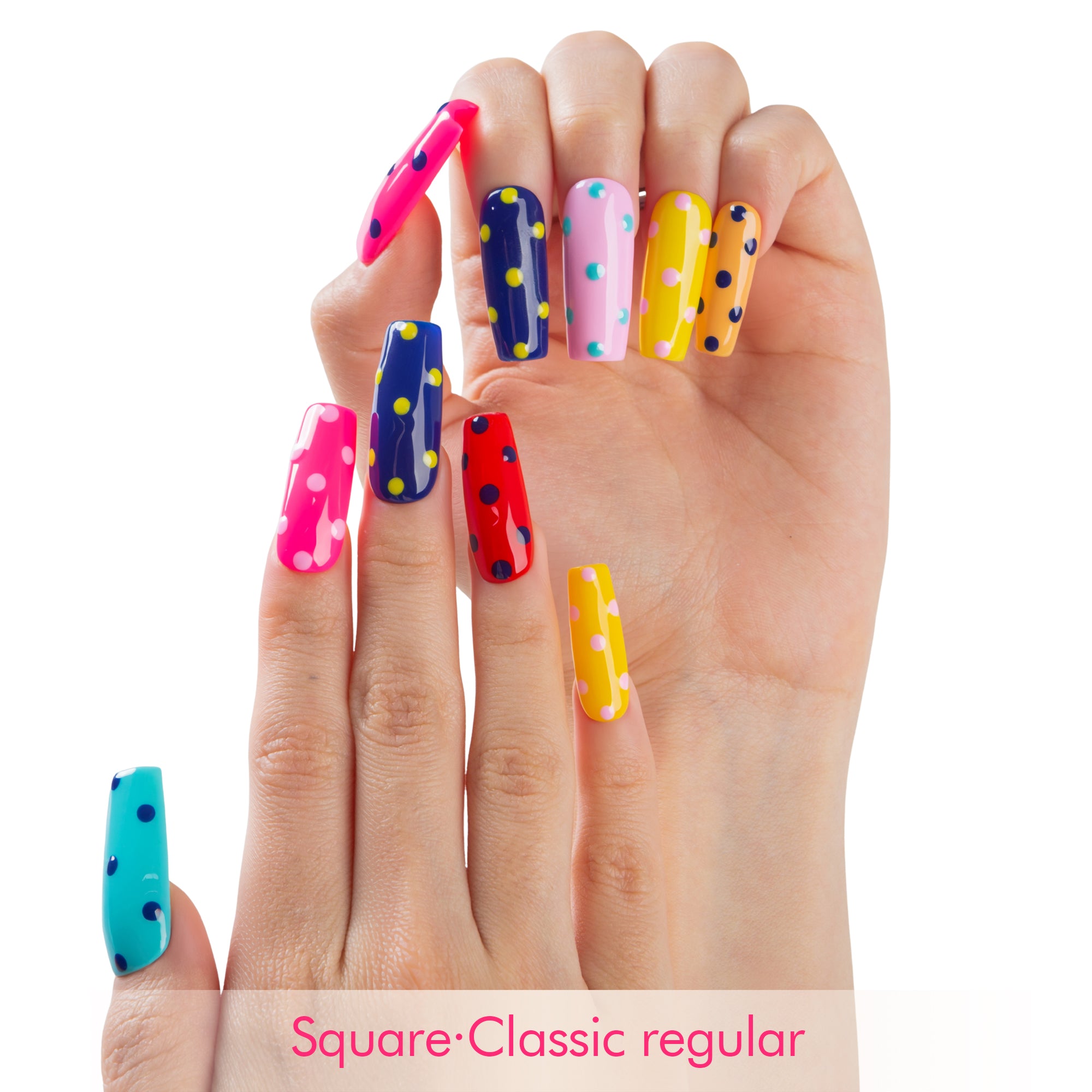 Polka Party Handmade Nails H715