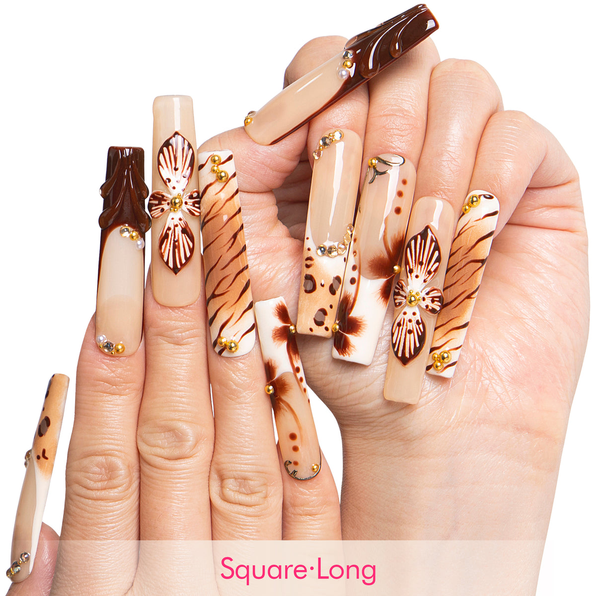 Wild Cocoa Handmade Nails H718
