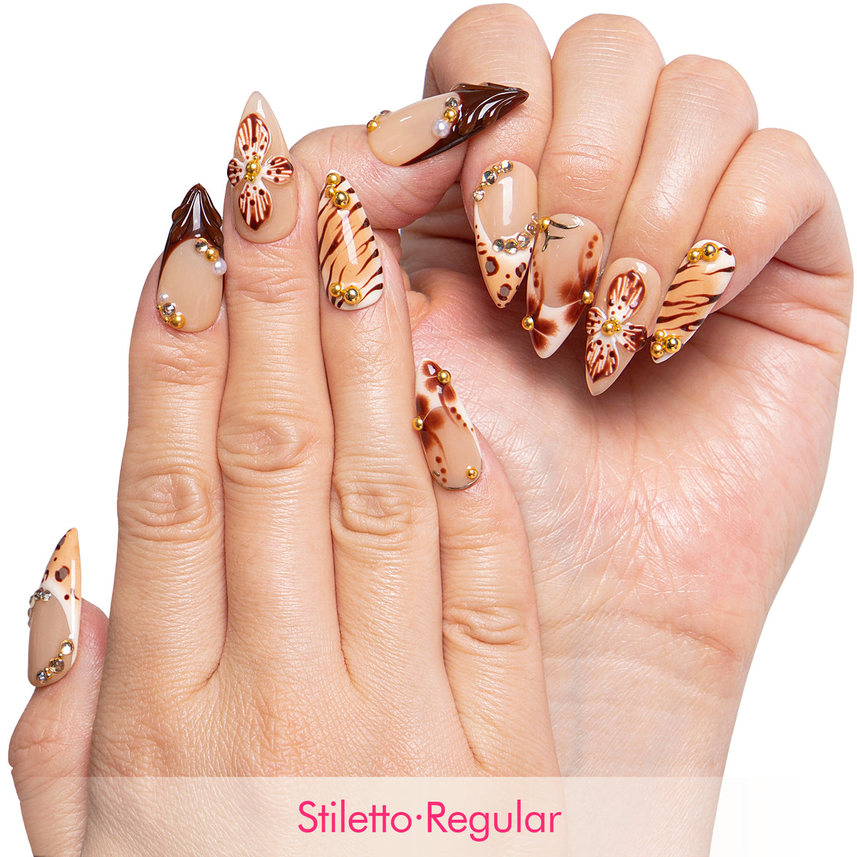 Wild Cocoa Handmade Nails H718
