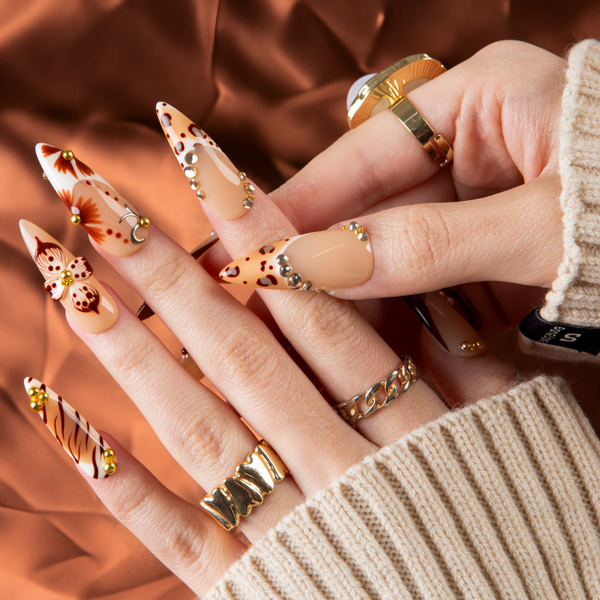 Wild Cocoa Handmade Nails H718