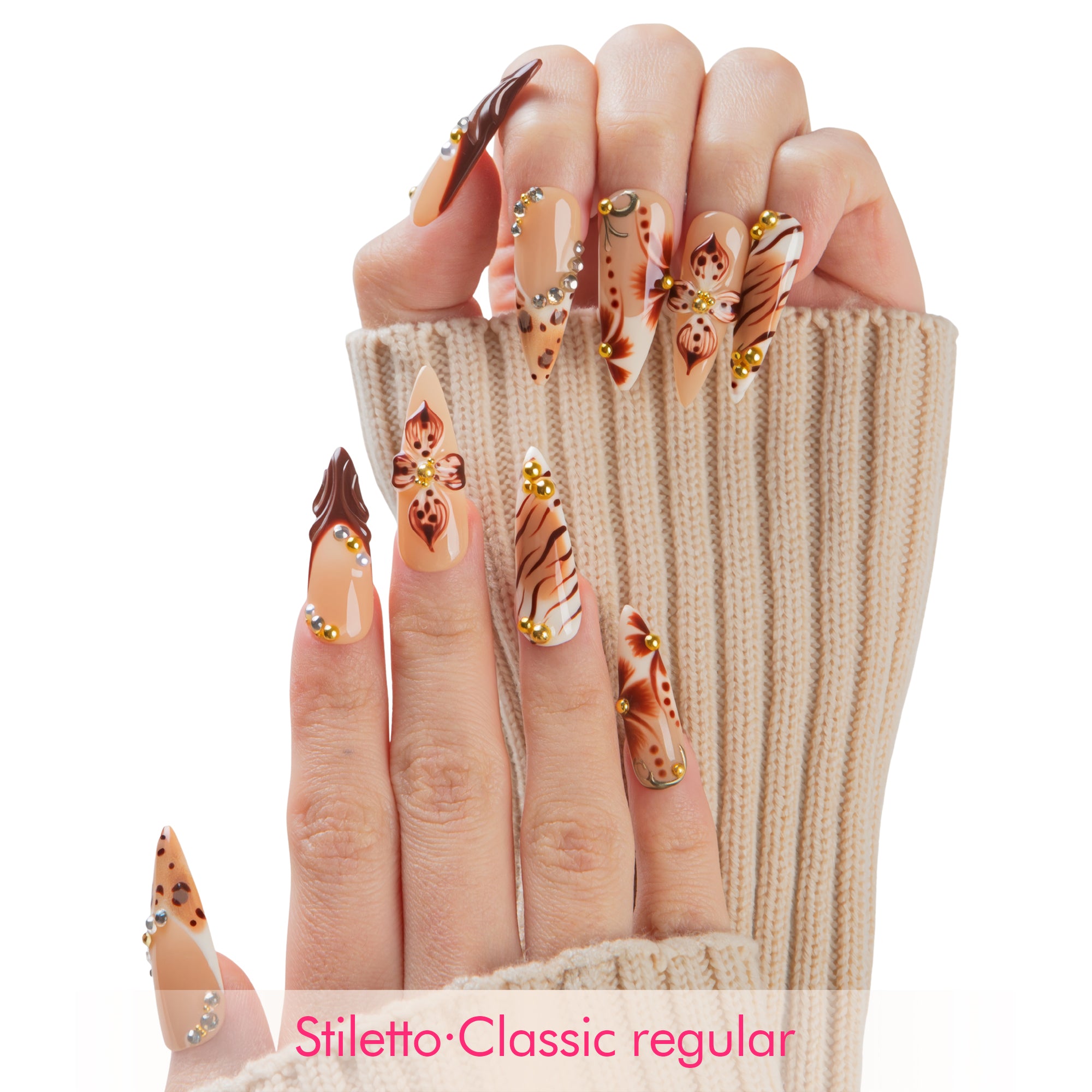 Wild Cocoa Handmade Nails H718