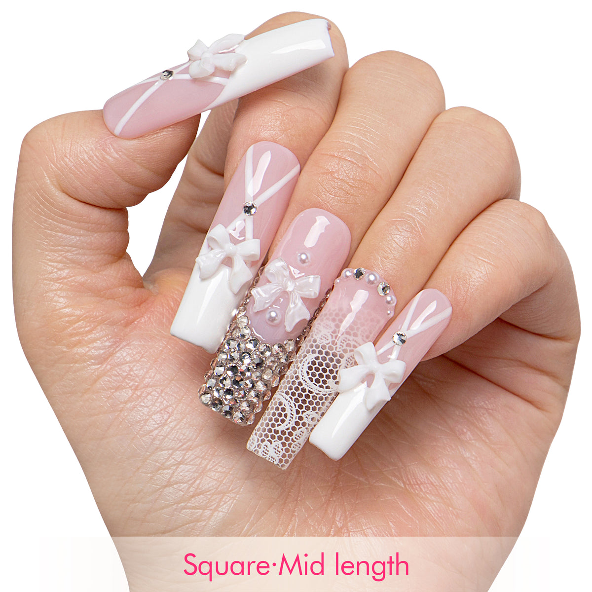 Ribbon Dream Handmade Nails H720