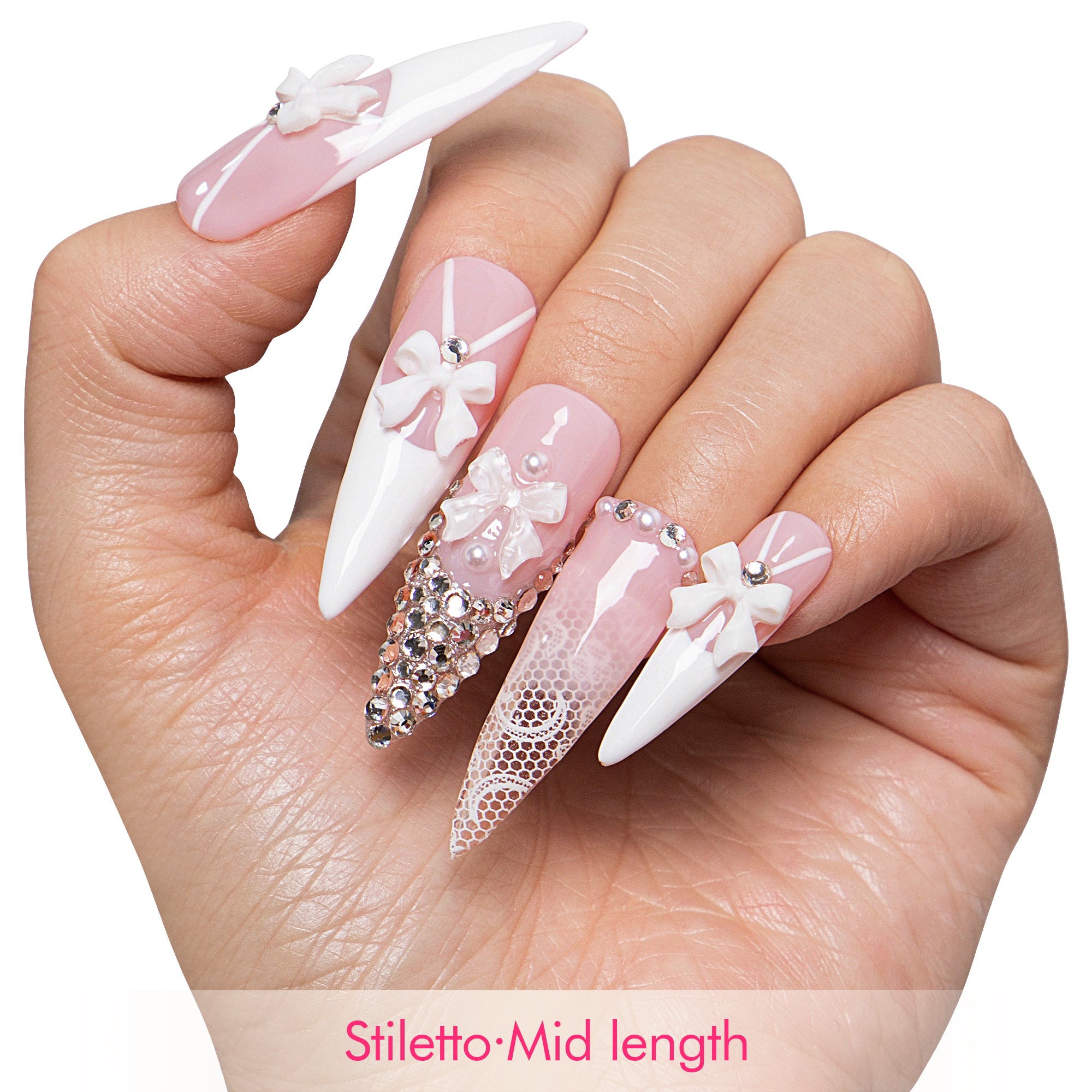Ribbon Dream Handmade Nails H720
