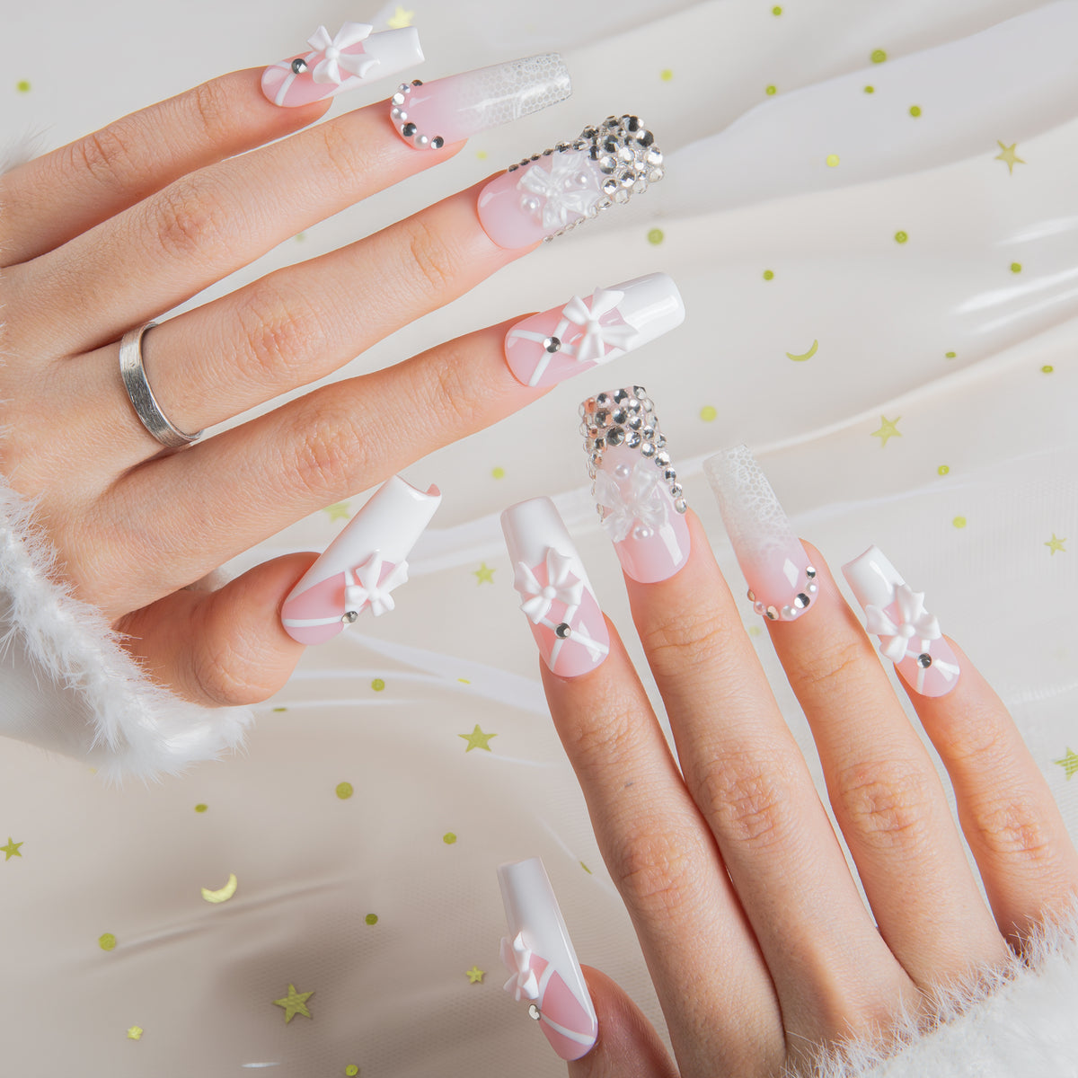 Ribbon Dream Handmade Nails H720