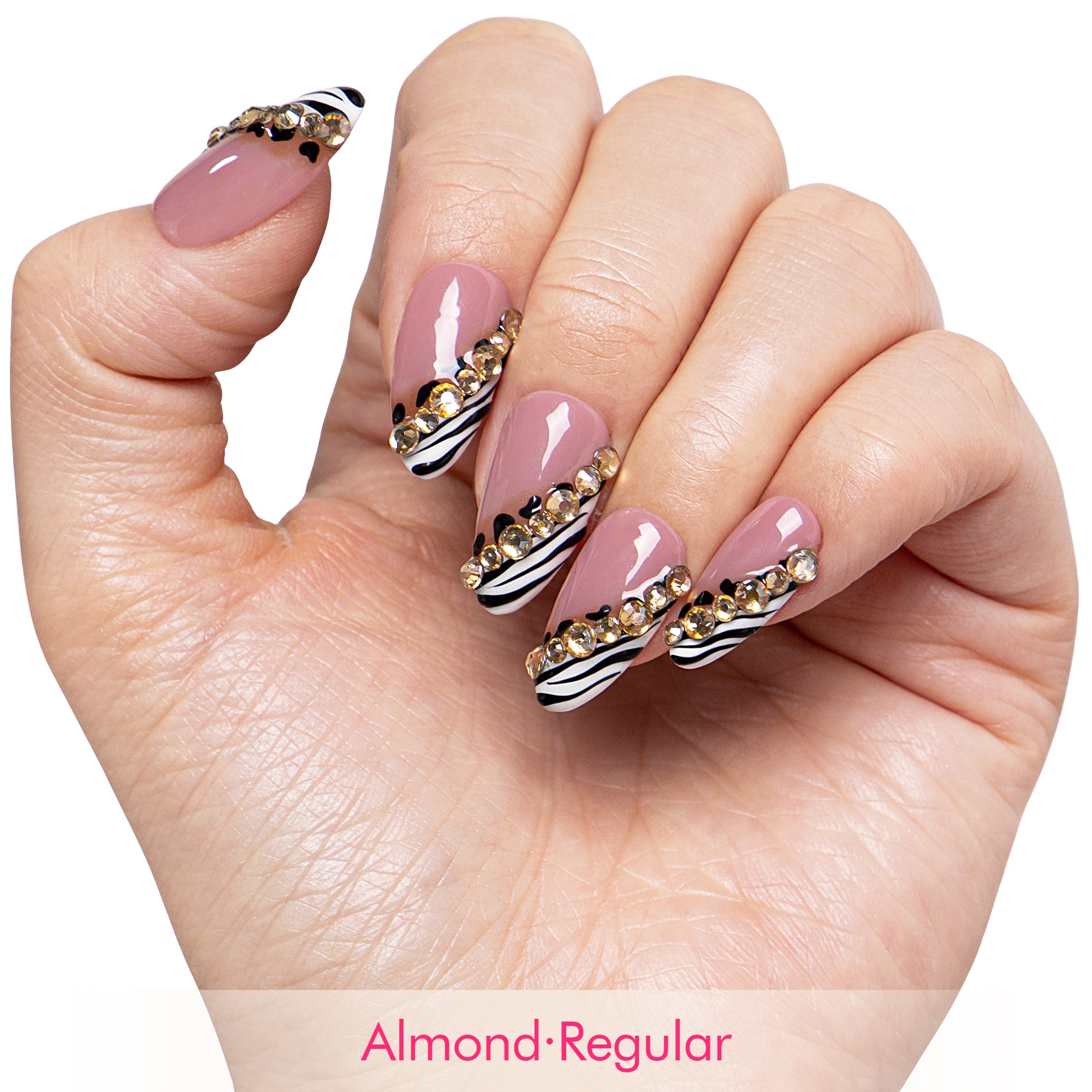 Safari Sparkle Handmade Nails H721
