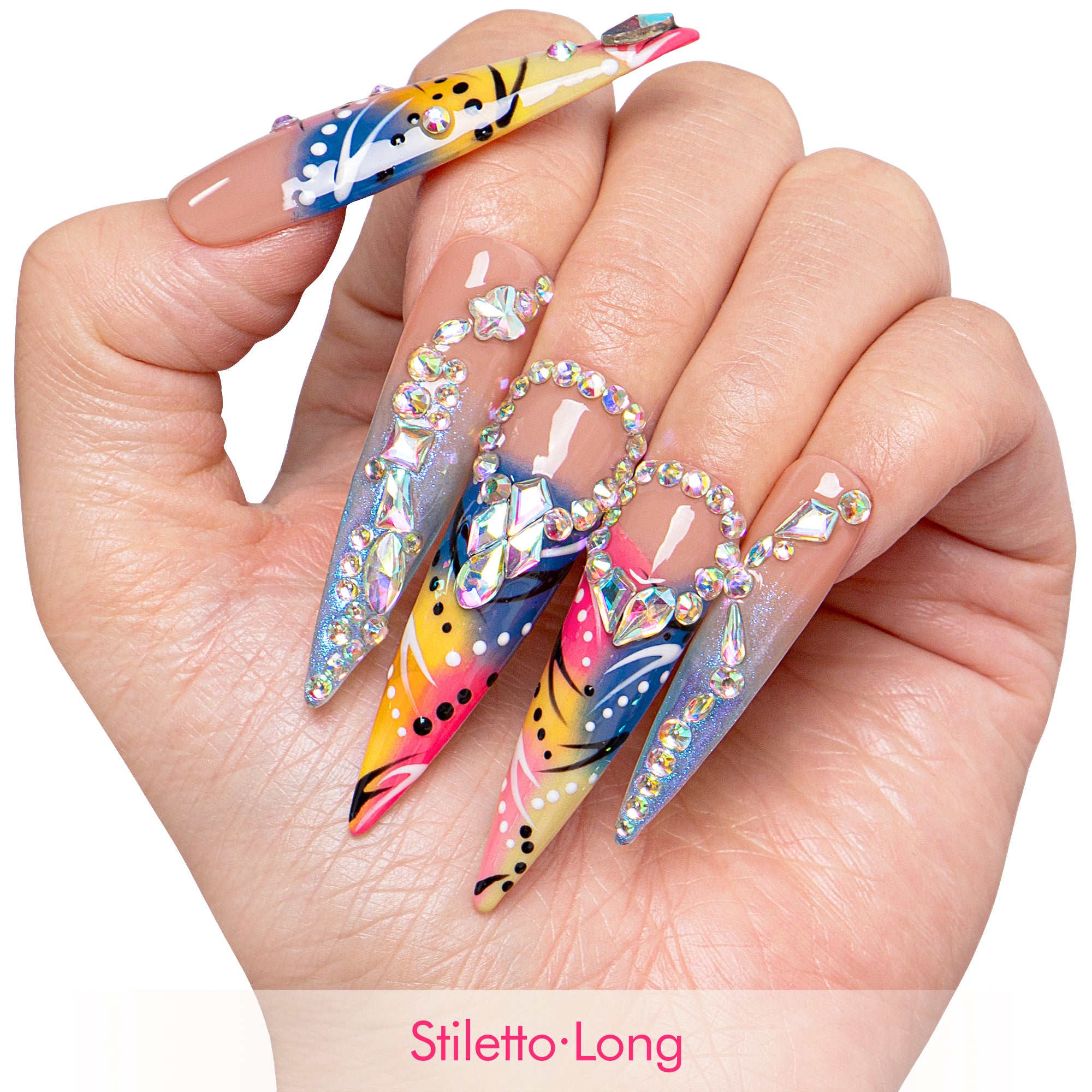 Aurora Melt Handmade Nails H732