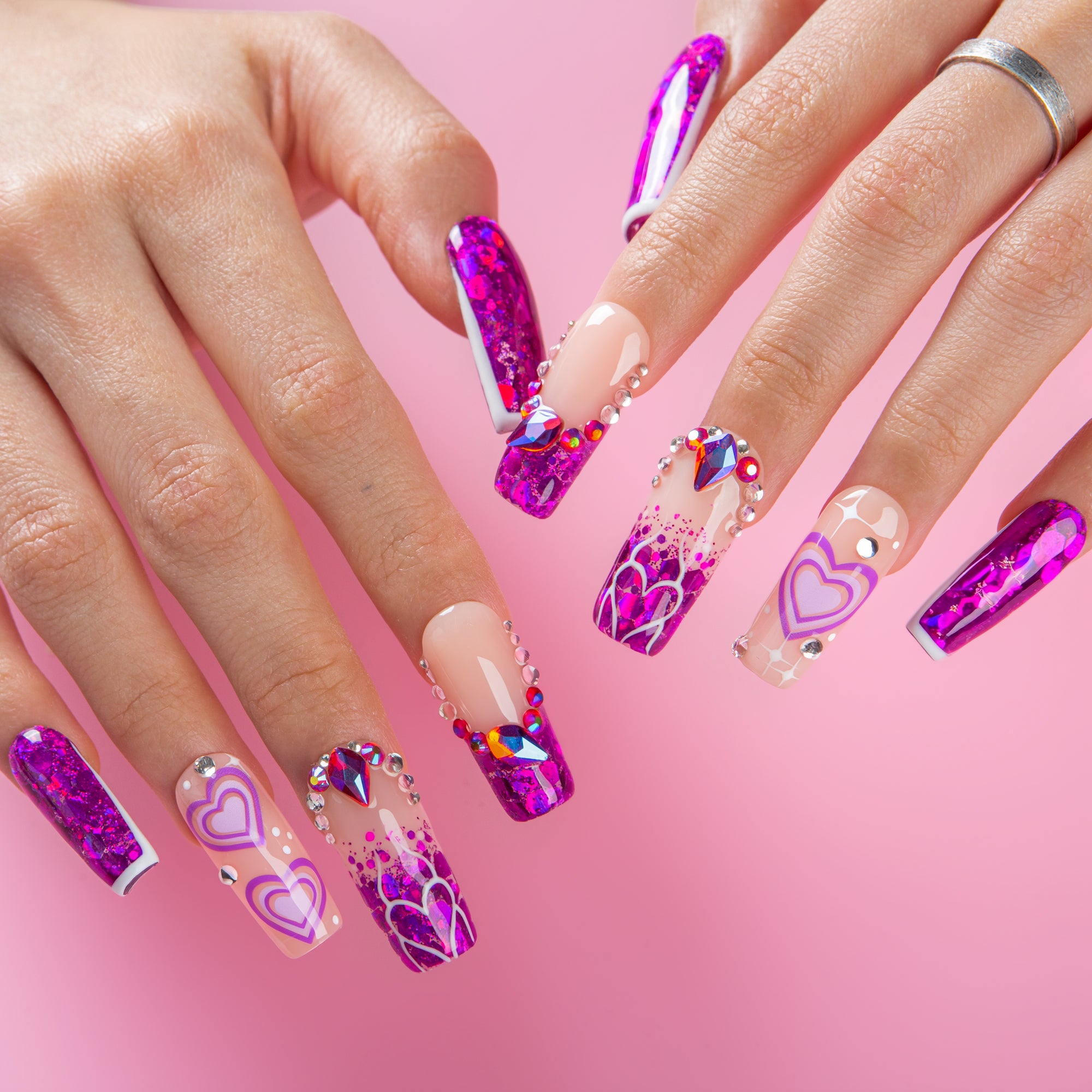 Violet Riot Handmade Nails H734