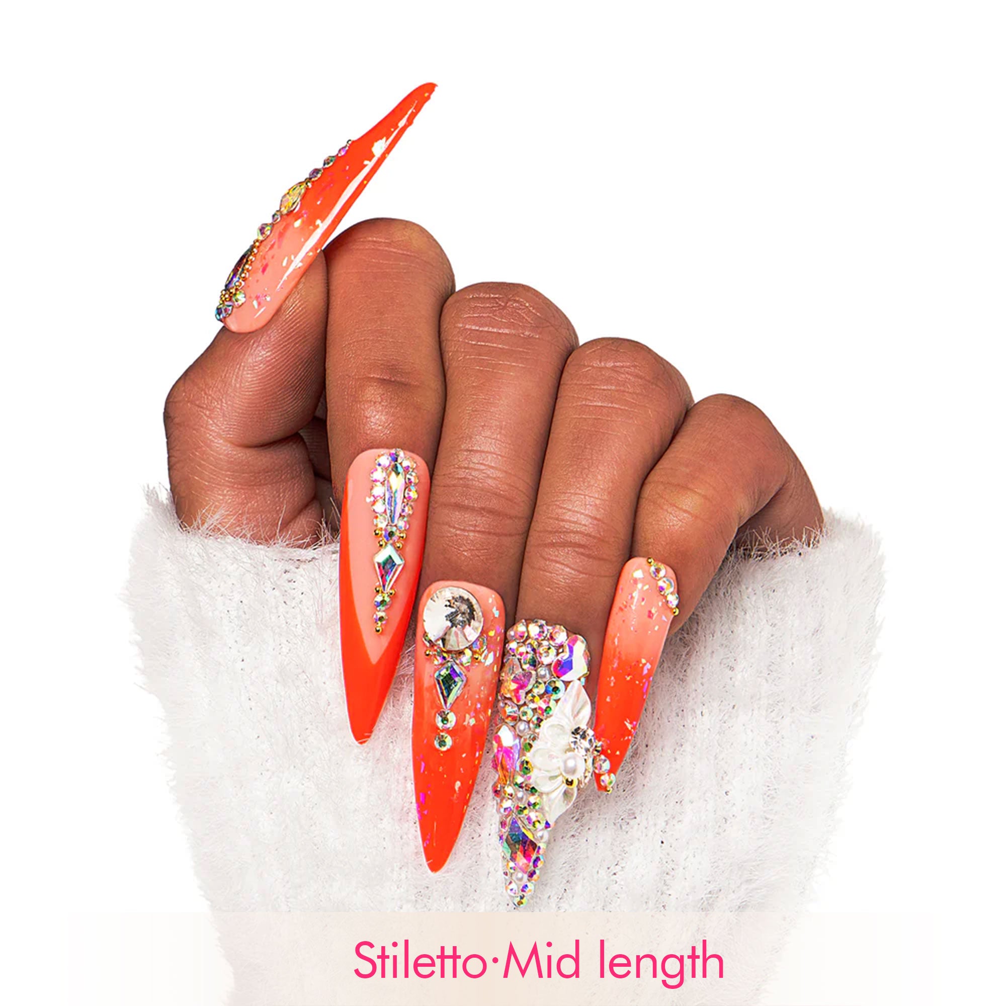 Sleeping Beauty Handmade Nails H74